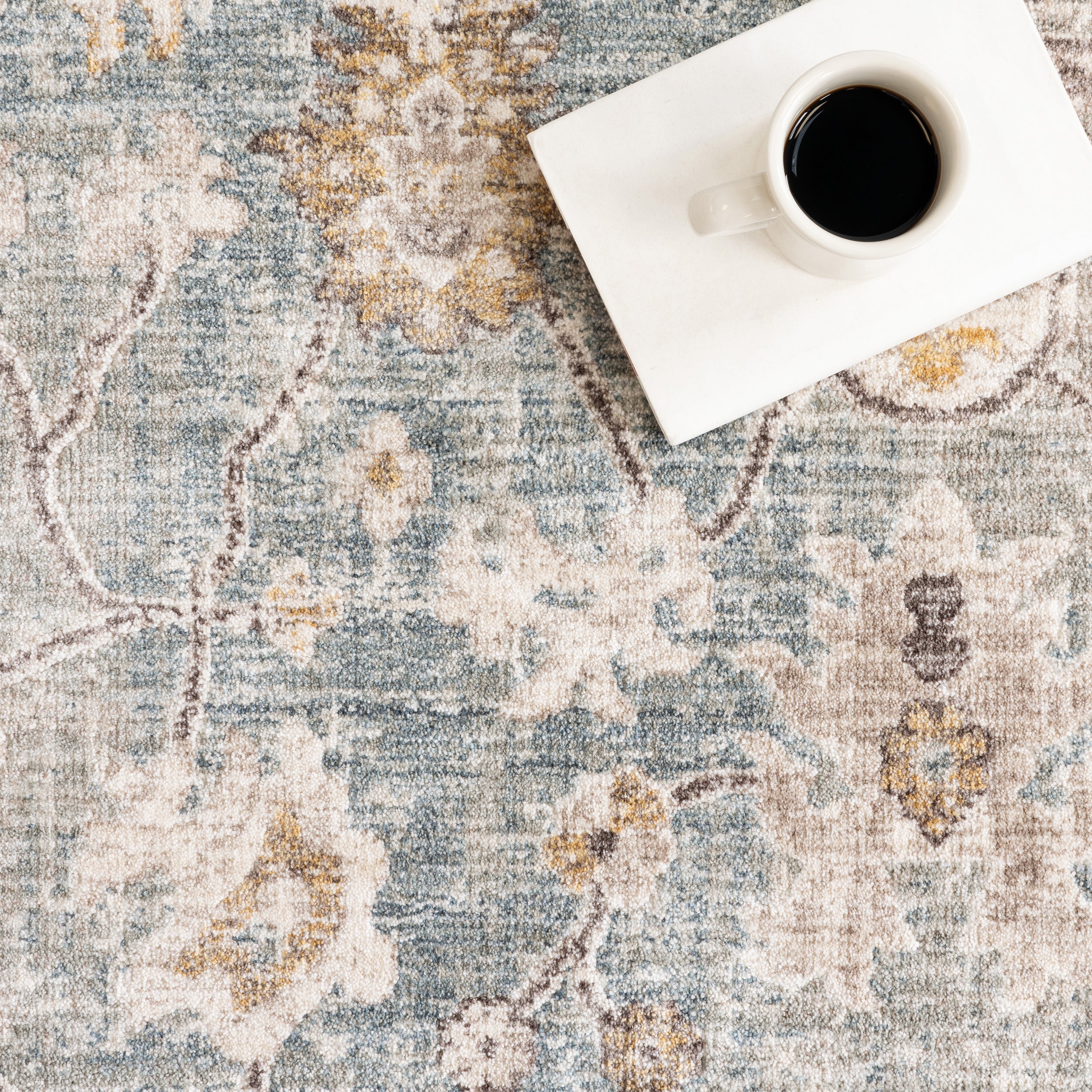 Delvina Vintage Traditional Medallion Area Rug - Image 7