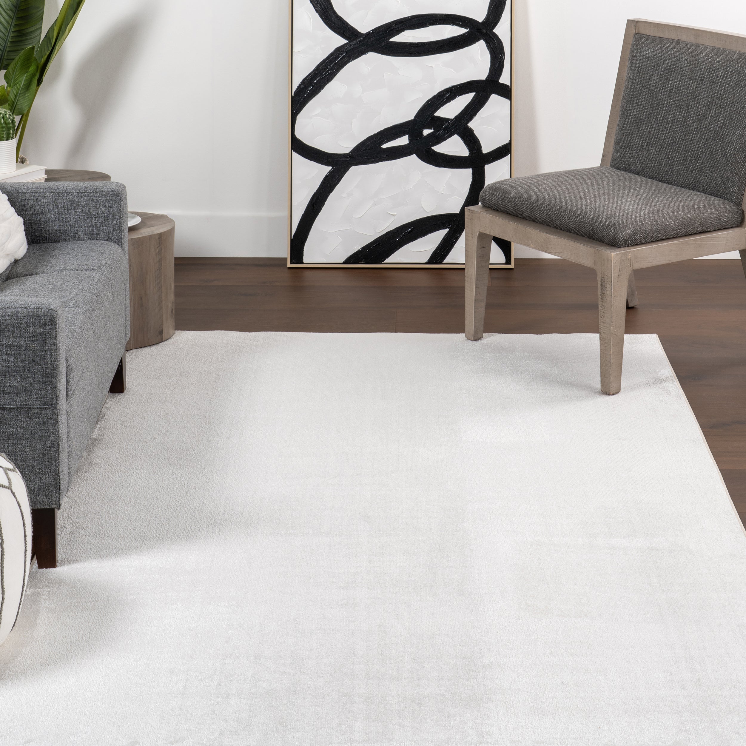 Argelia Solid Machine Washable Area Rug - Image 26