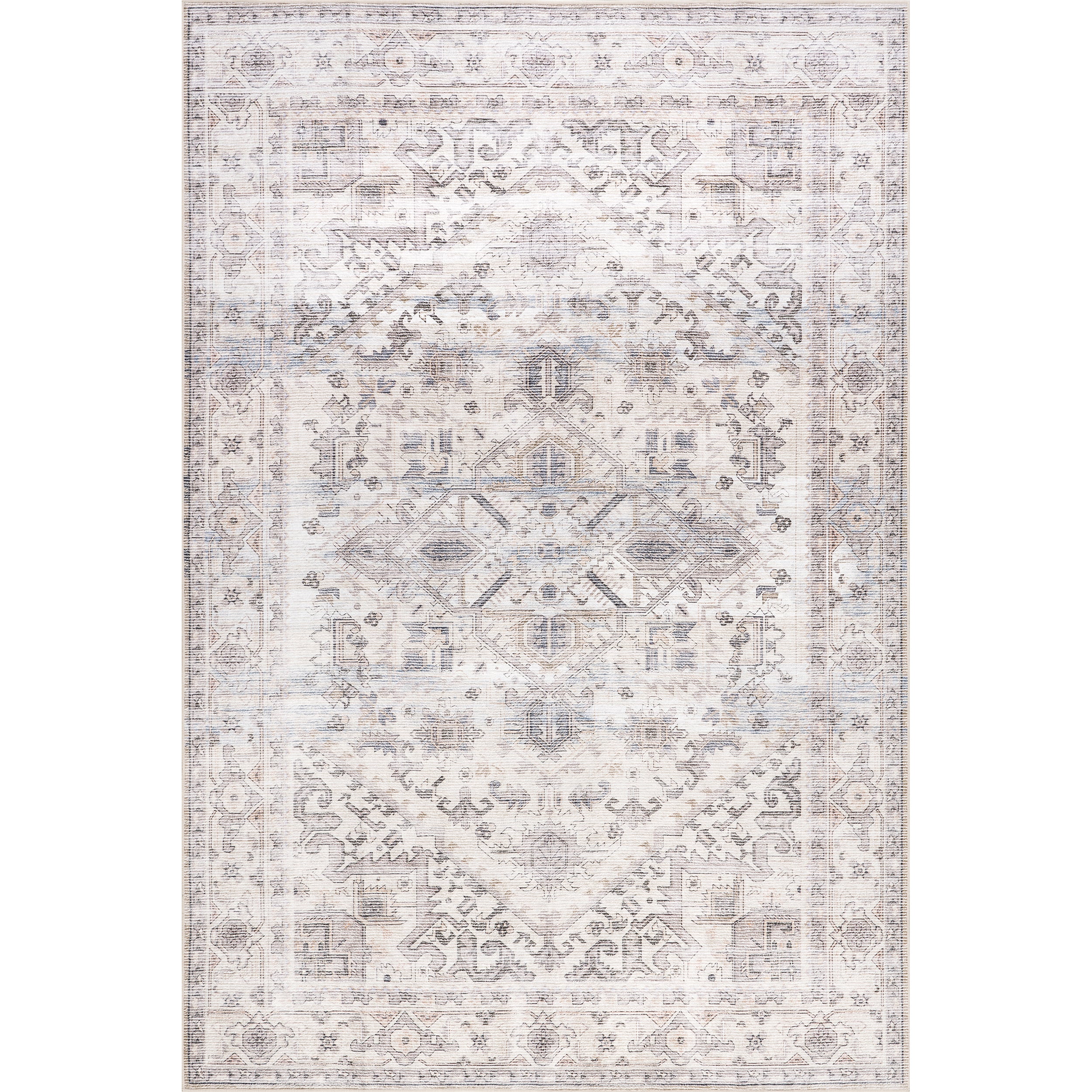 Kaleen Medallion Spill Proof Machine Washable Area Rug