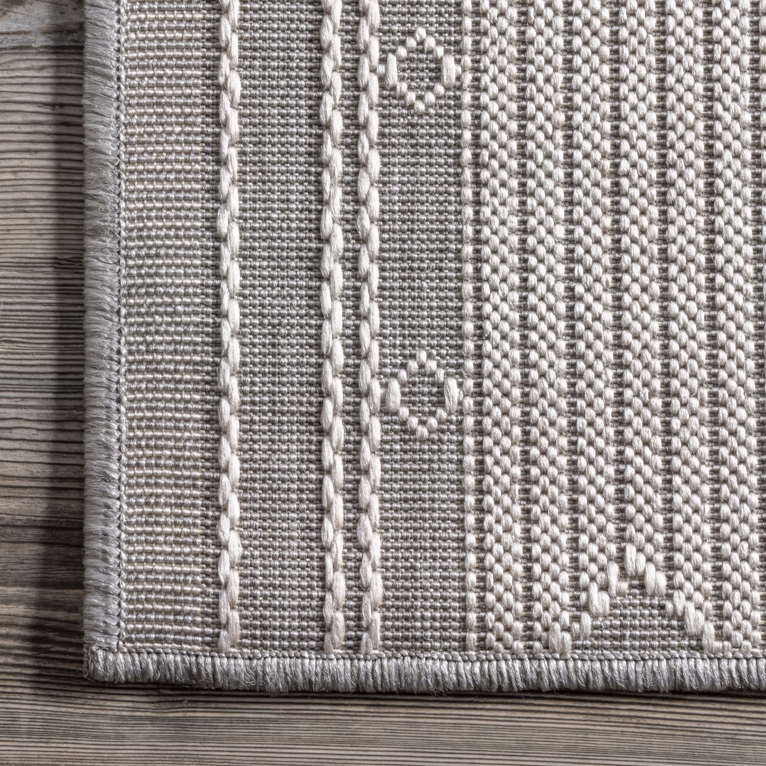 Leigh Ethnic Stripes Indoor/Outdoor Area Rug - Image 5