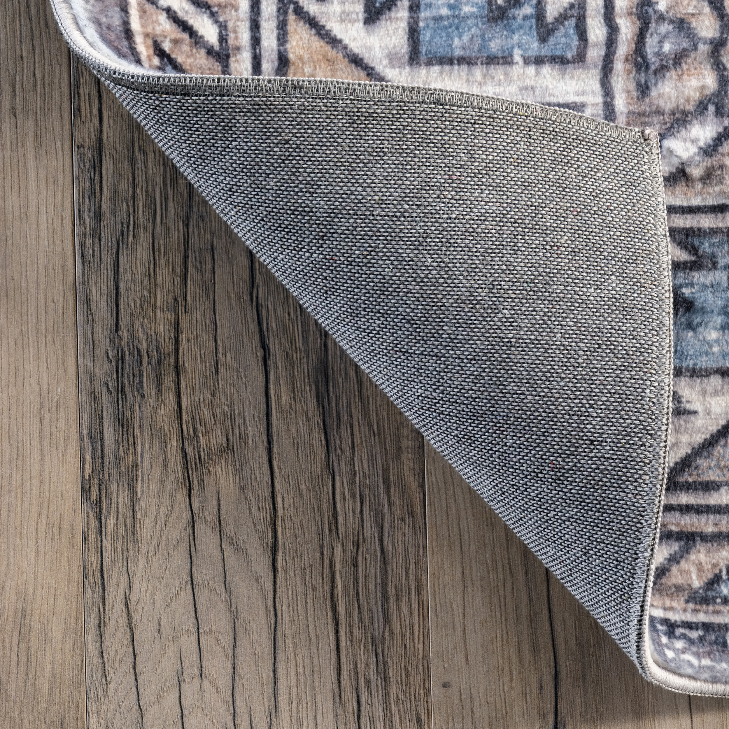 Bordered Aztec Area Rug - Image 7