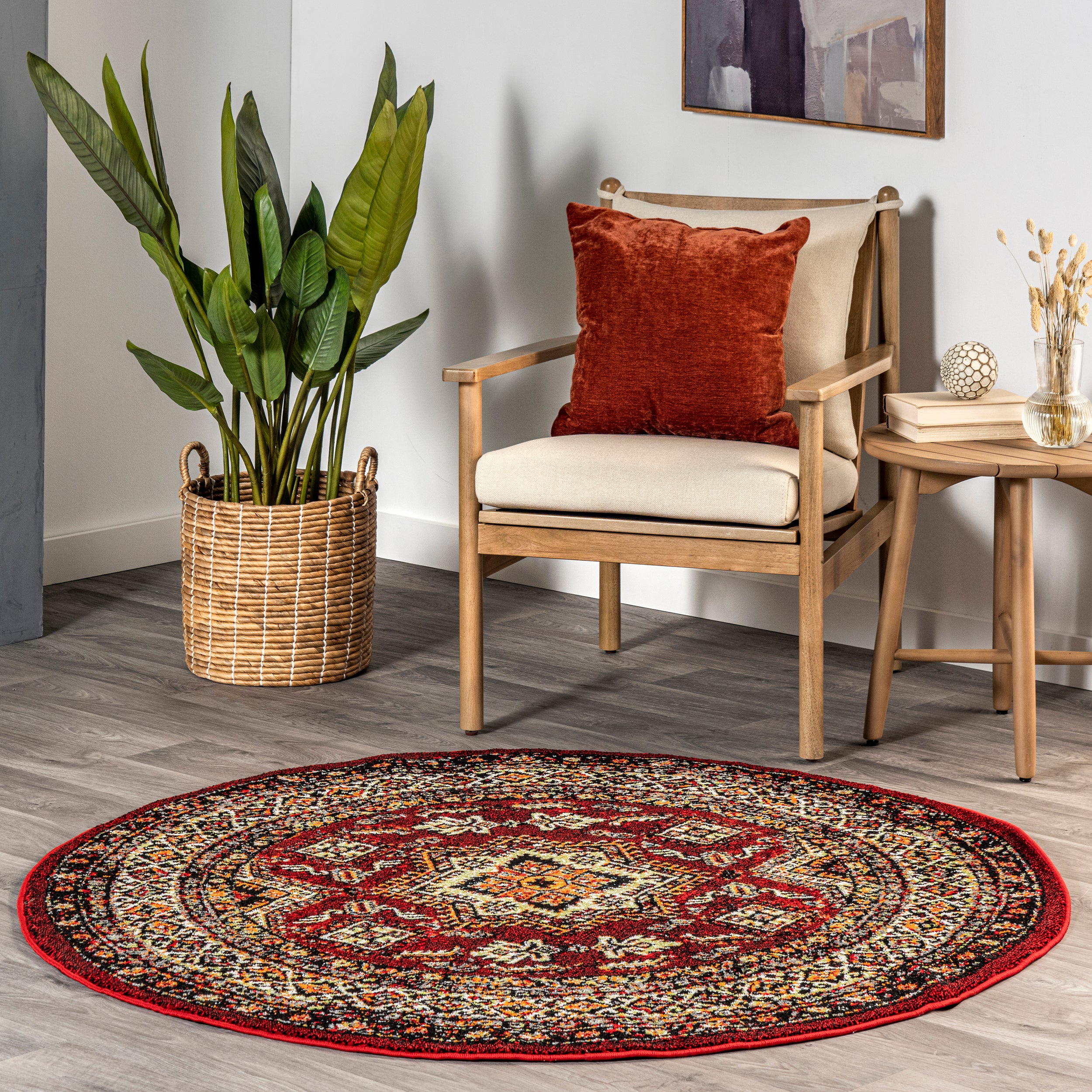 Indoor/Outdoor Transitional Medieval Randy Area Rug - Image 10
