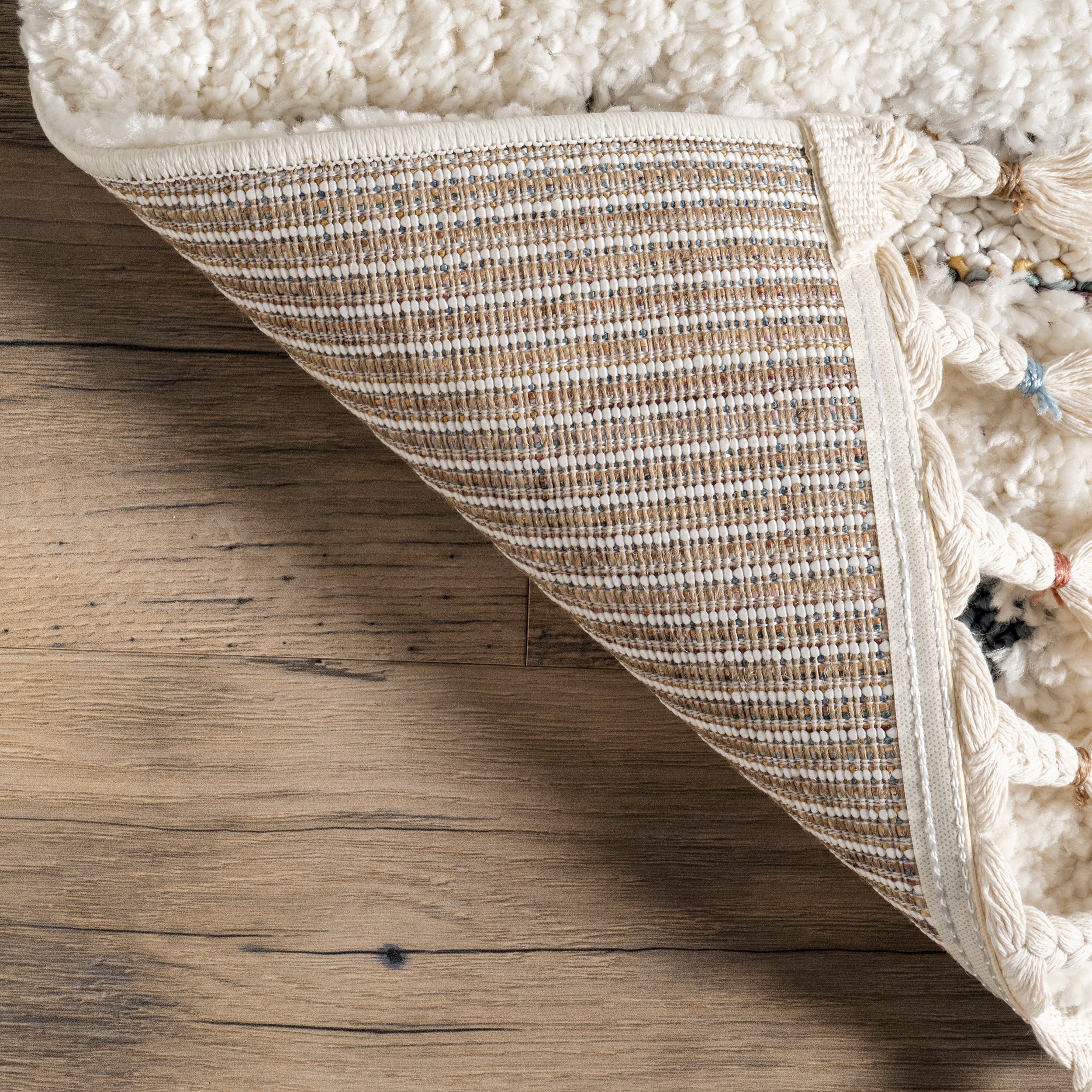 Jocelyn Tribal Shag Tasseled Area Rug - Image 27