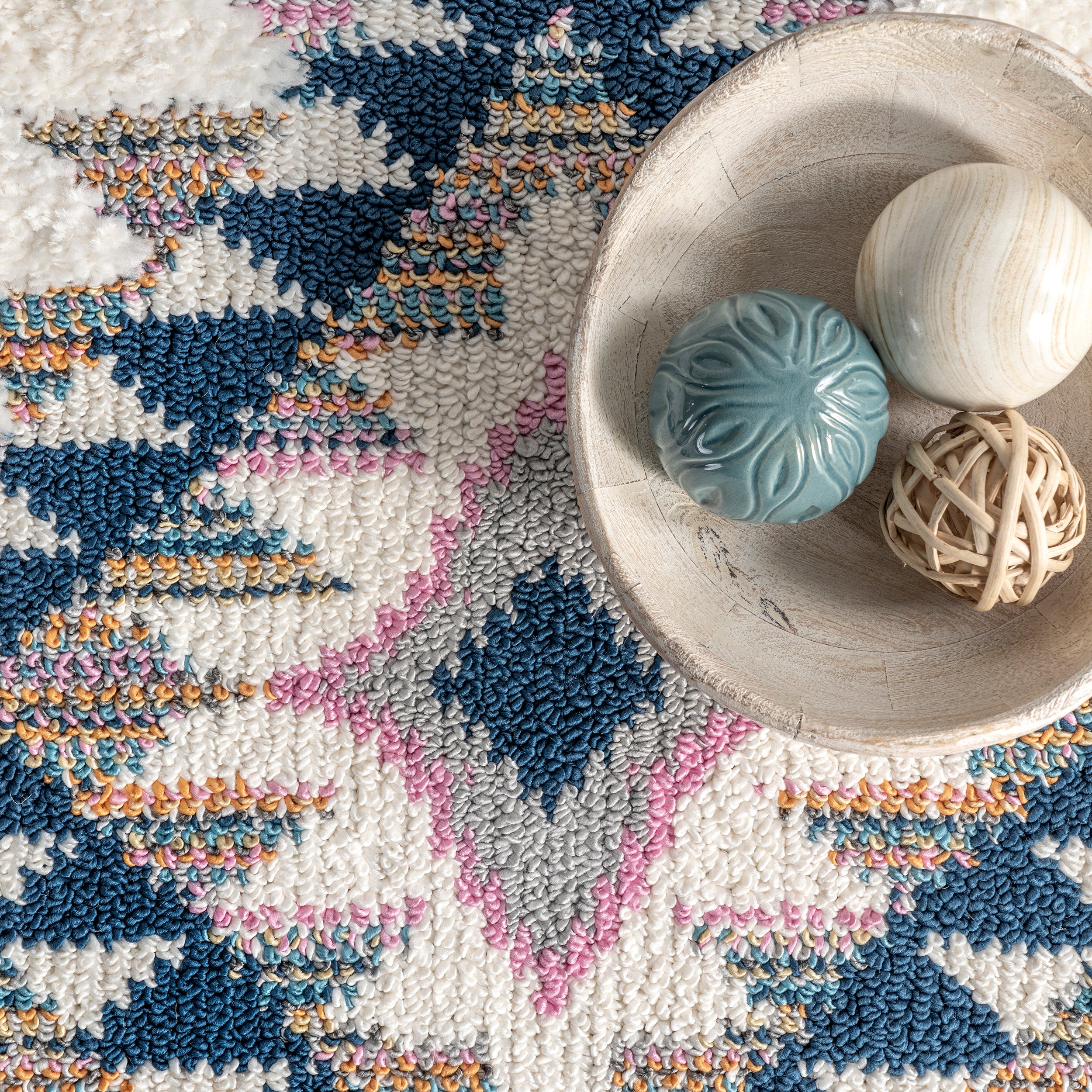 Jocelyn Tribal Shag Tasseled Area Rug - Image 17