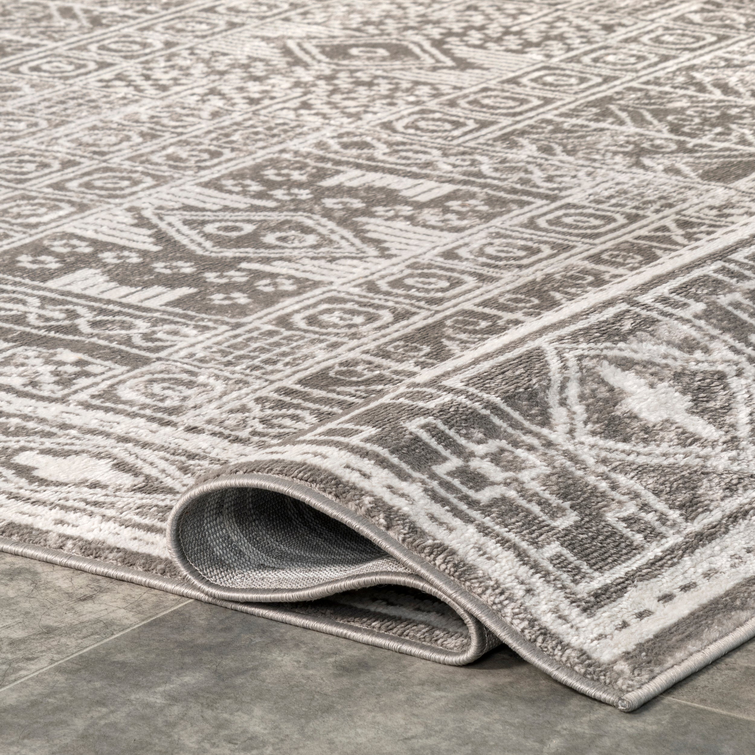 Irene Tribal Panel Area Rug - Image 4