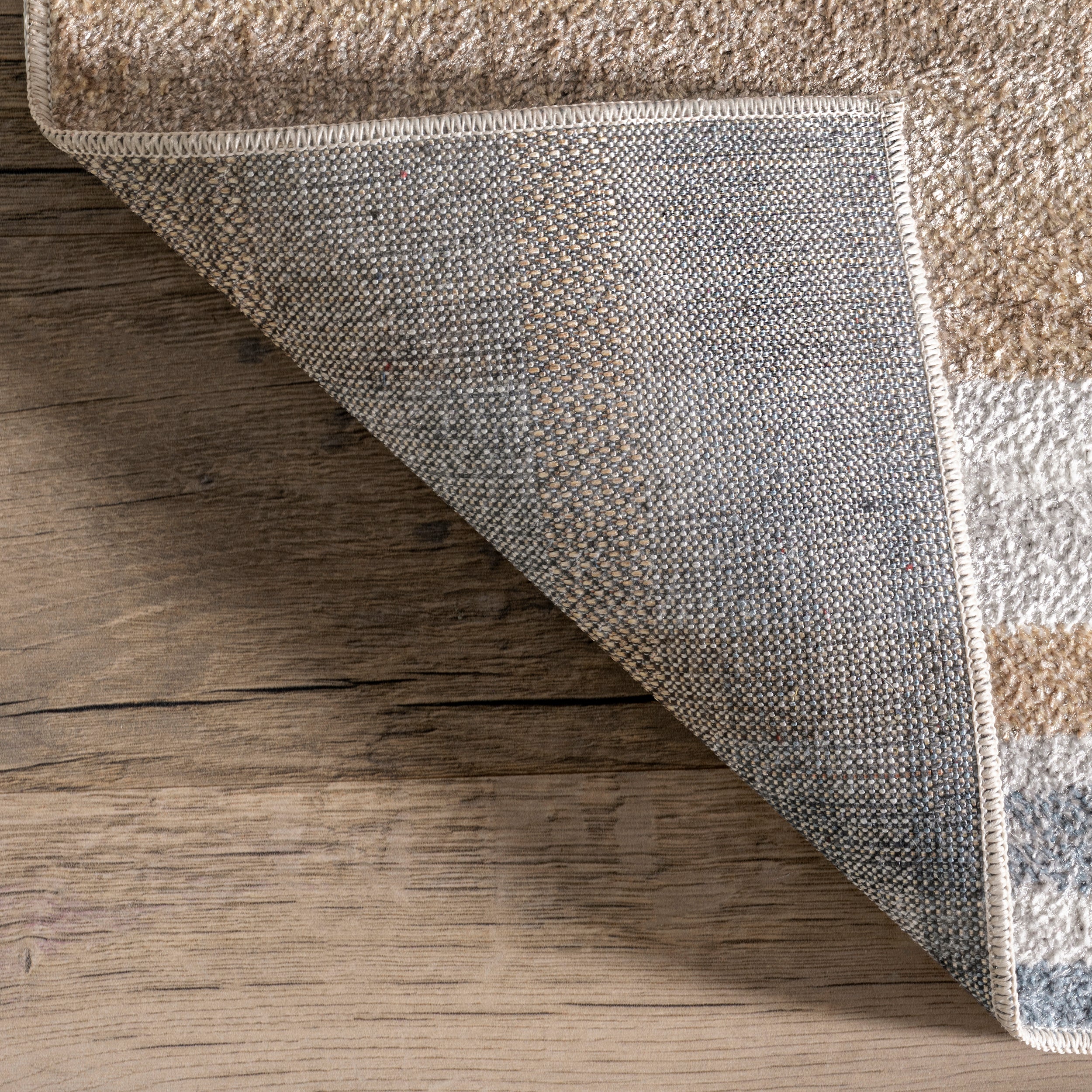 Brodee Abstract Retro Machine Washable Area Rug - Image 7