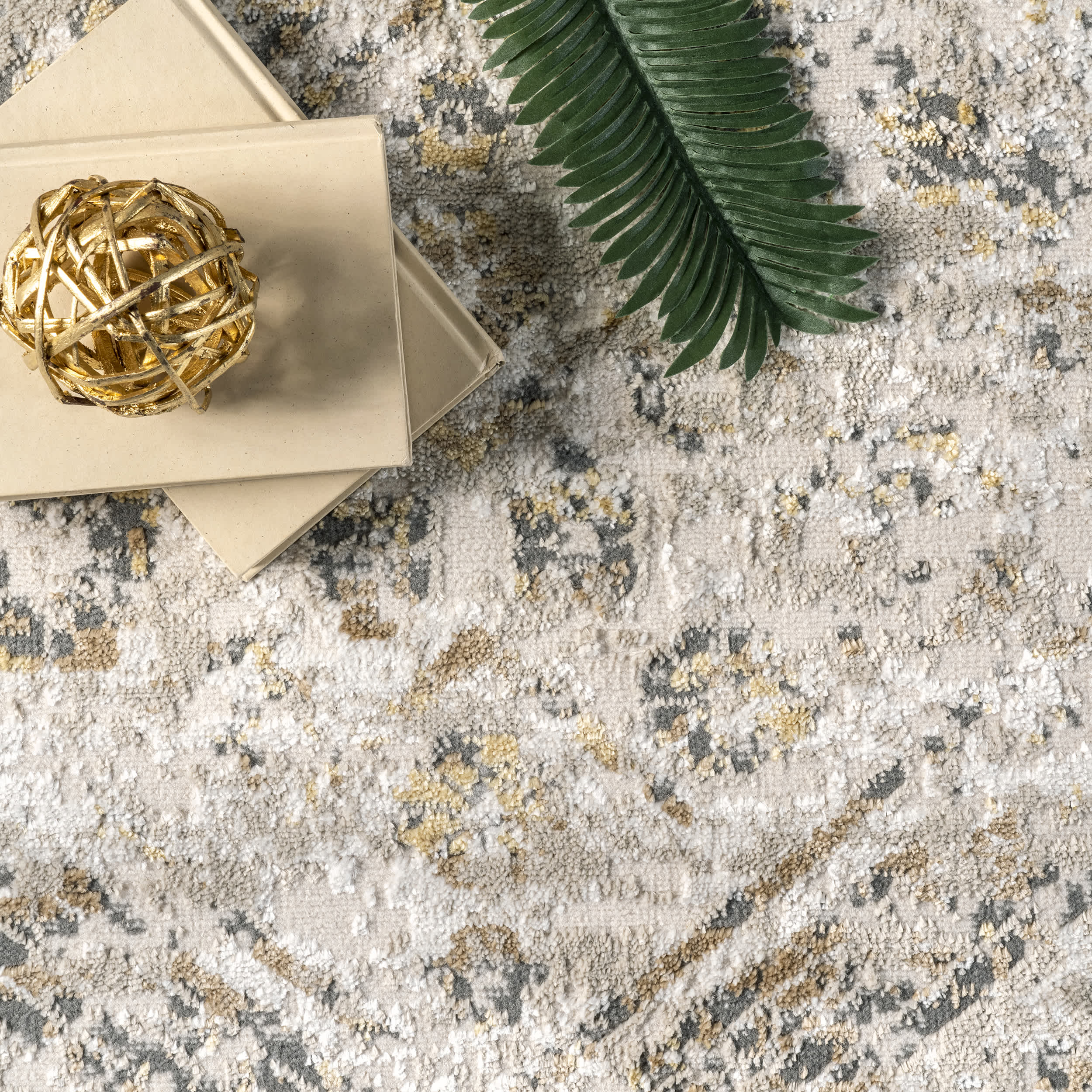 Lucille Faded Vintage Medallion Area Rug - Image 6