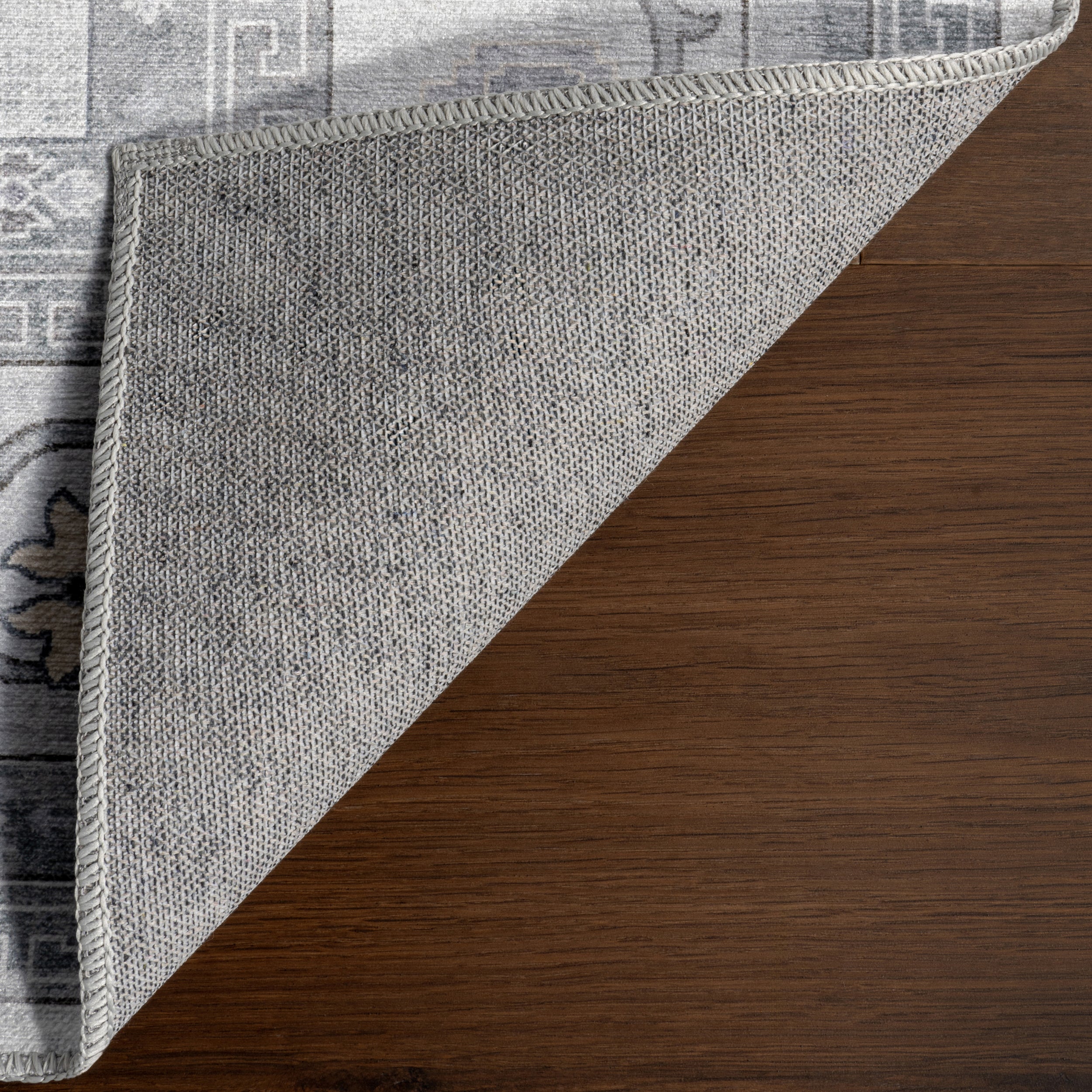 Verity SplashGuard Traditional Medallion Machine Washable Area Rug - Image 17