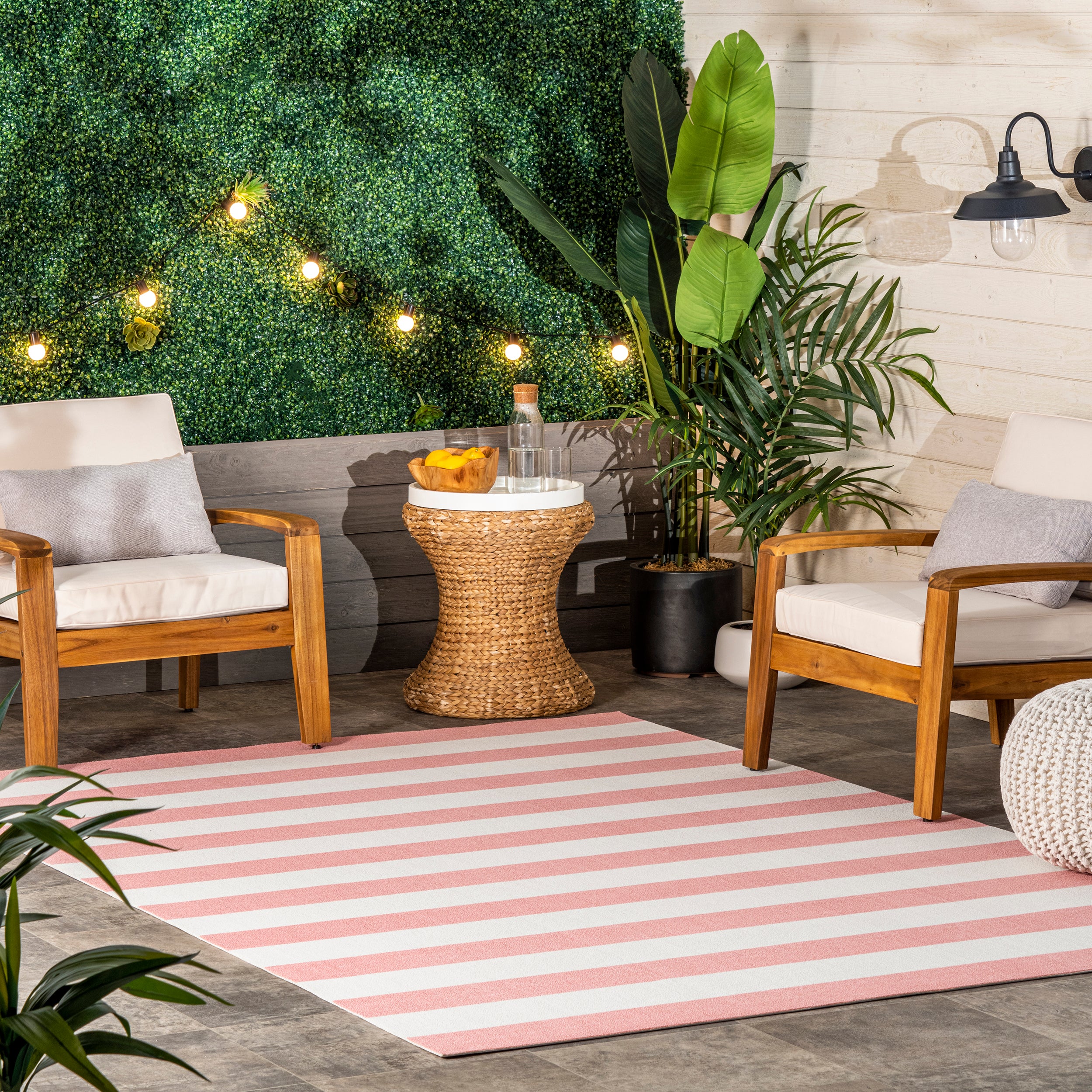 Christa Striped Indoor/Outdoor Area Rug - Image 12