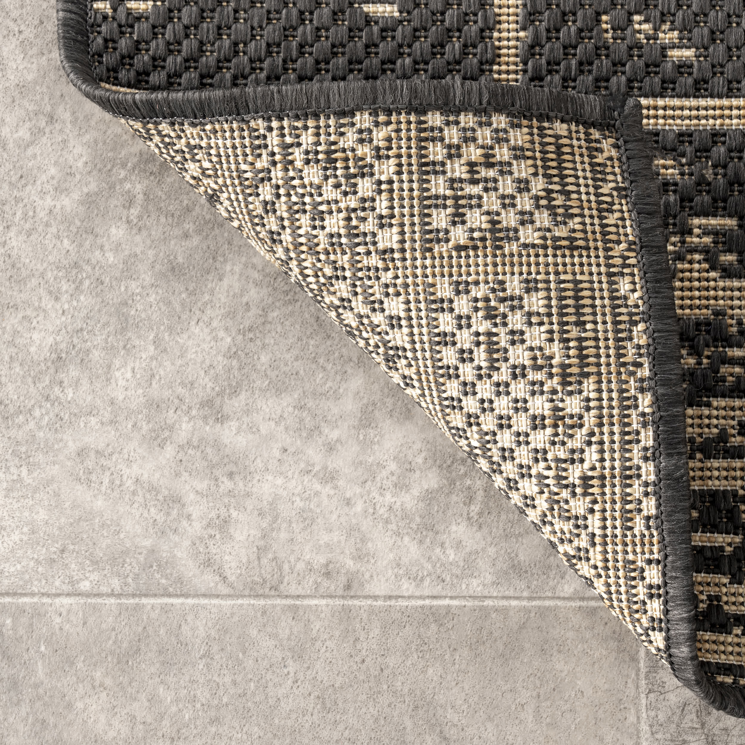 Justina Abstract Brick Indoor/Outdoor Area Rug - Image 7