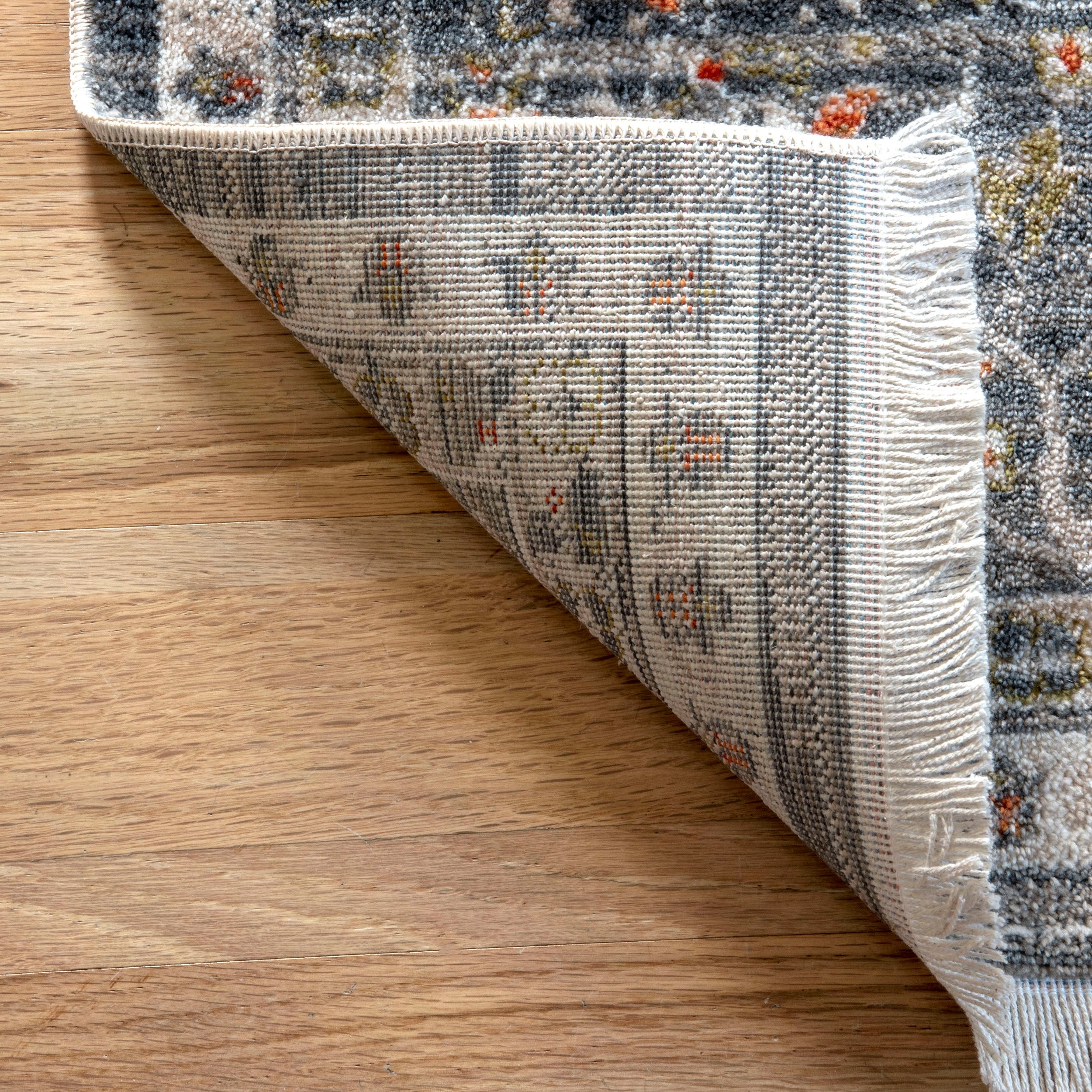 Penny Vintage Floral Medallion Area Rug - Image 7