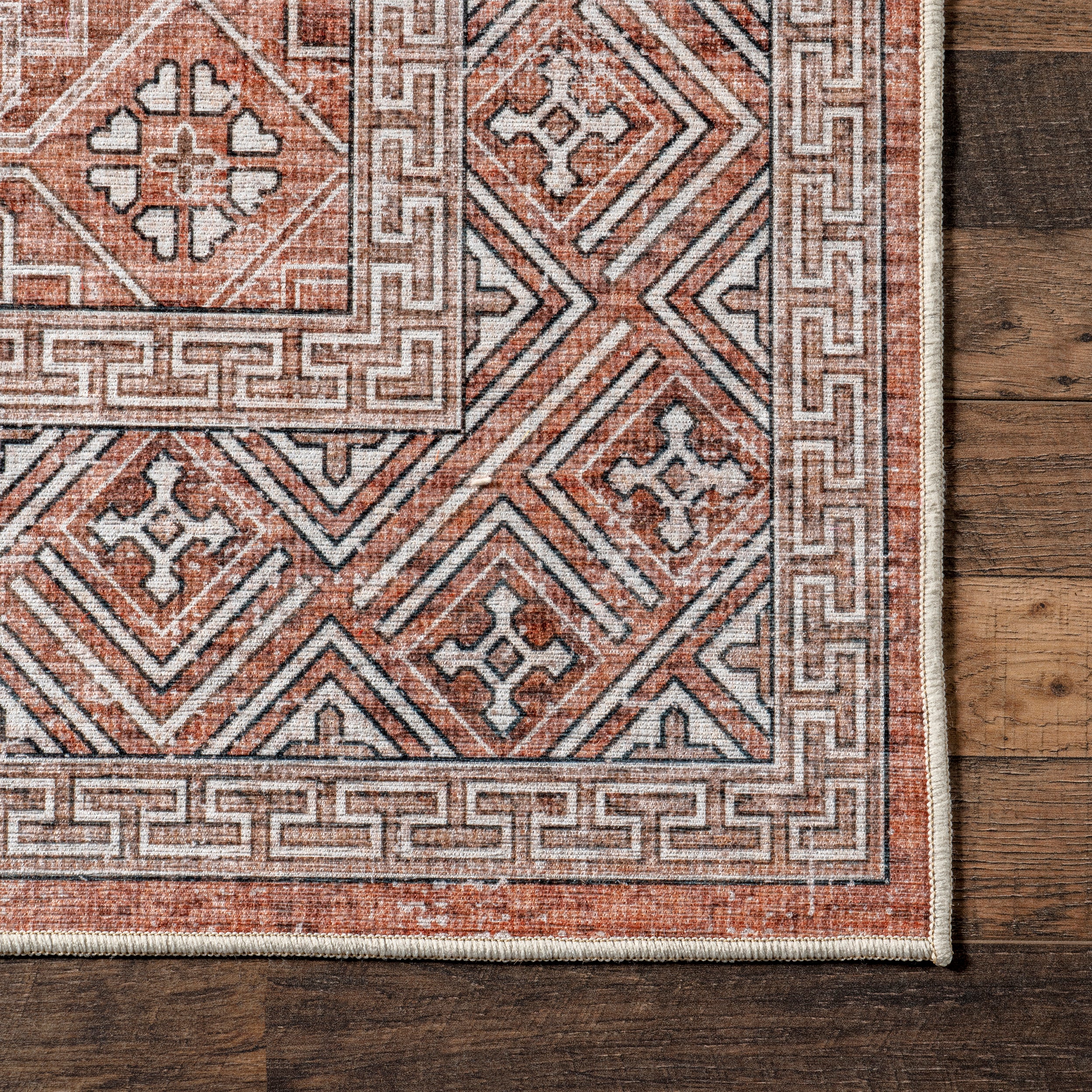Xenia Faded Transitional Machine Washable Area Rug - Image 14