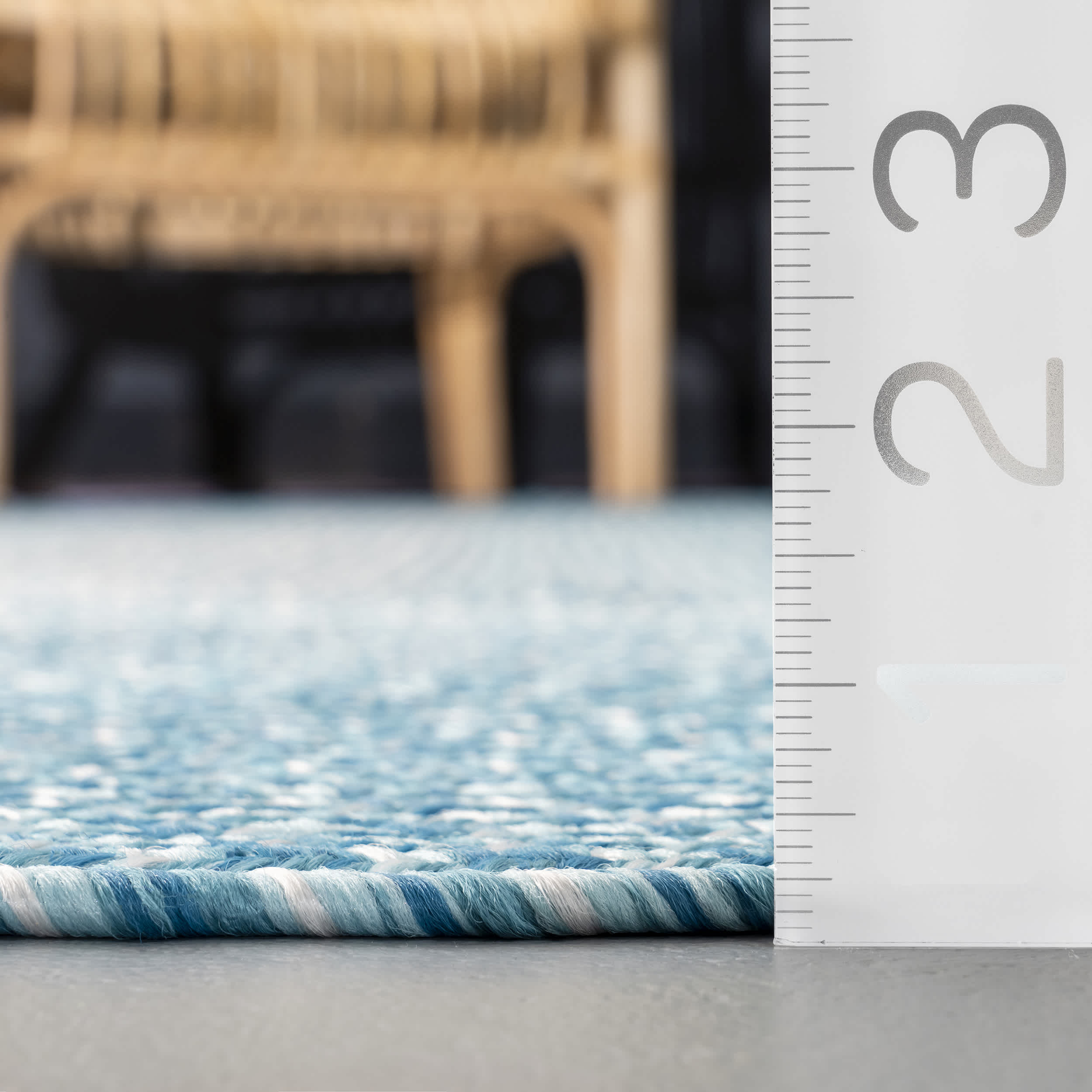 Jayda Braided Ombre Indoor/Outdoor Area Rug - Image 3