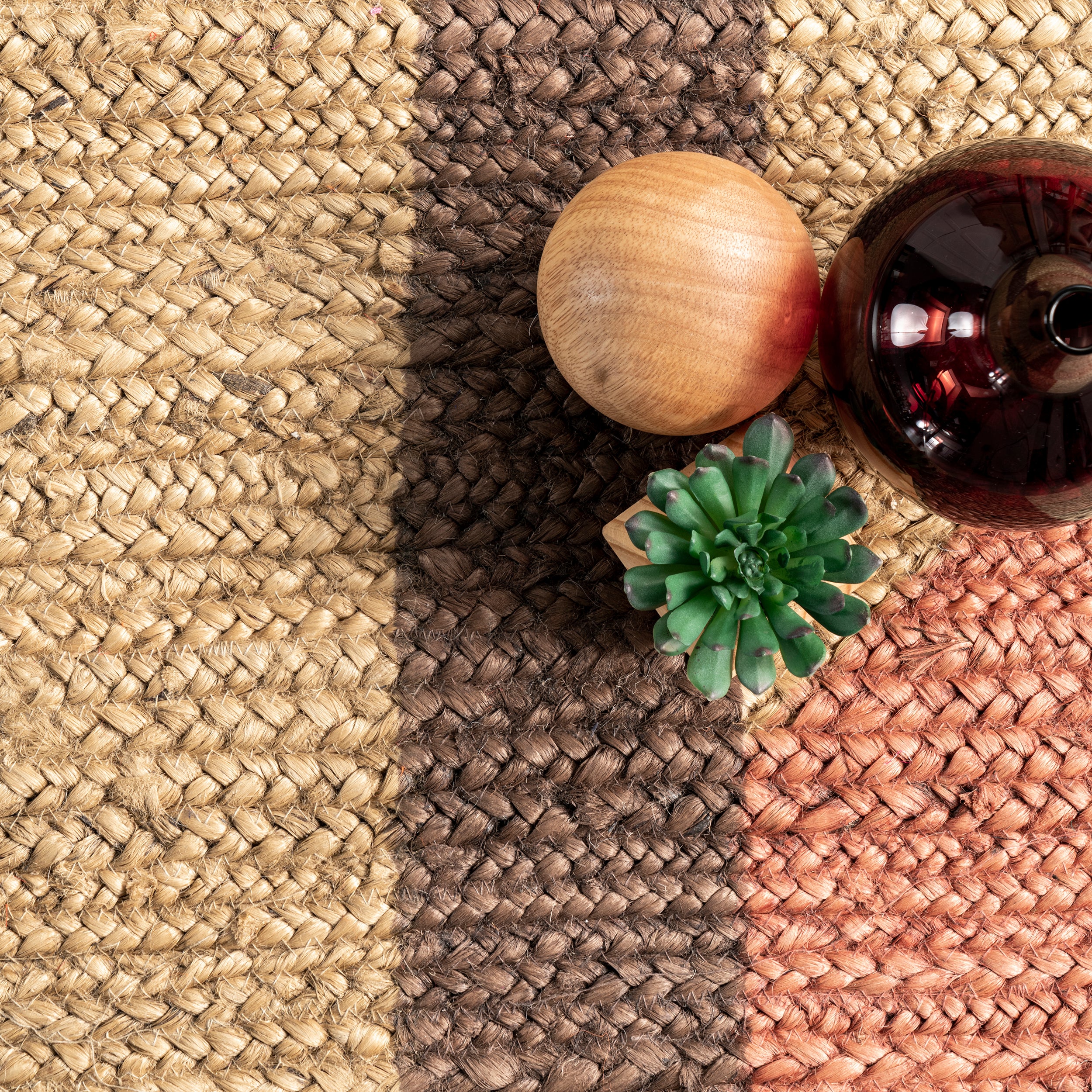 Holli Abstract Braided Jute Area Rug - Image 6