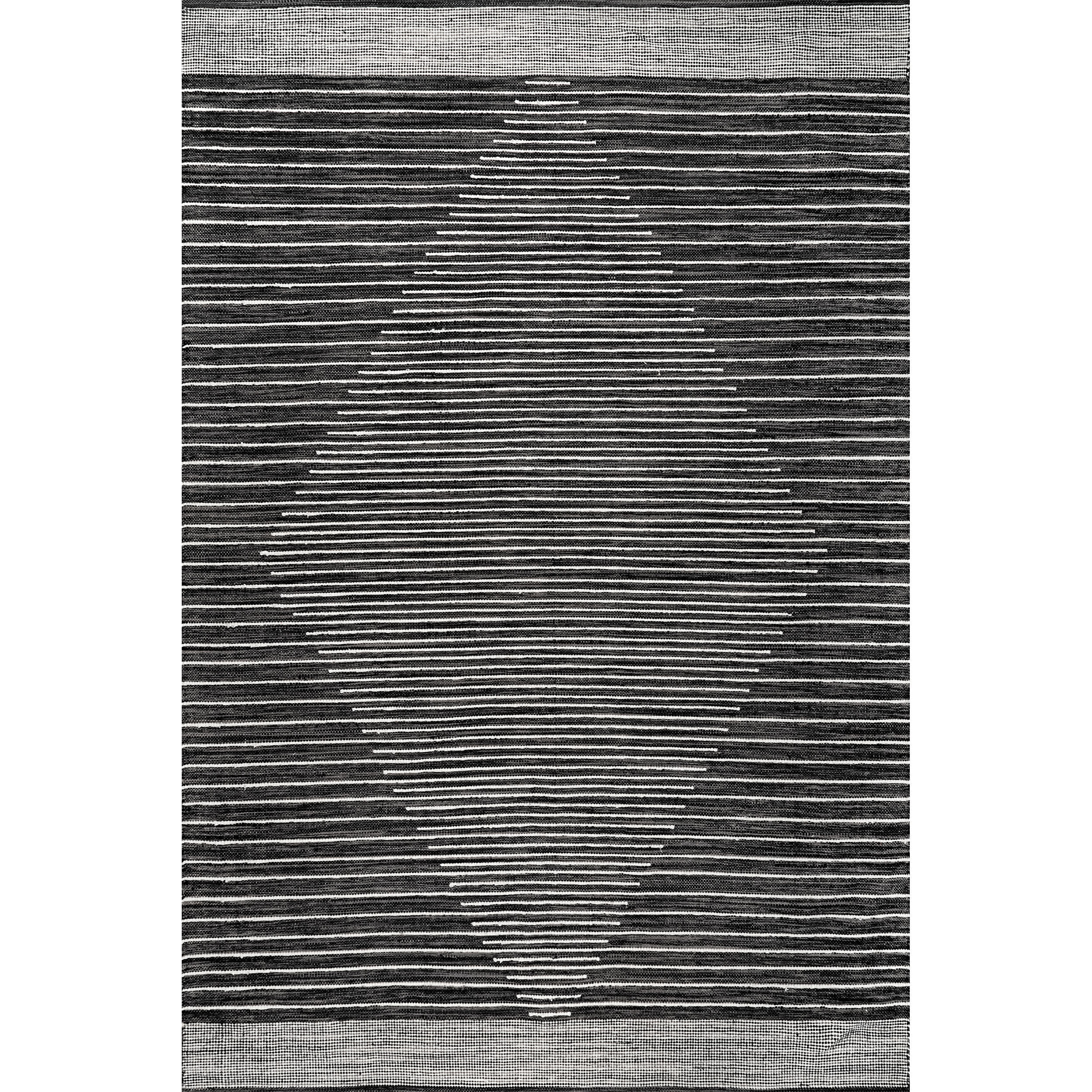 Missy Handmade Cotton Contemporary Diamond Flatweave Area Rug