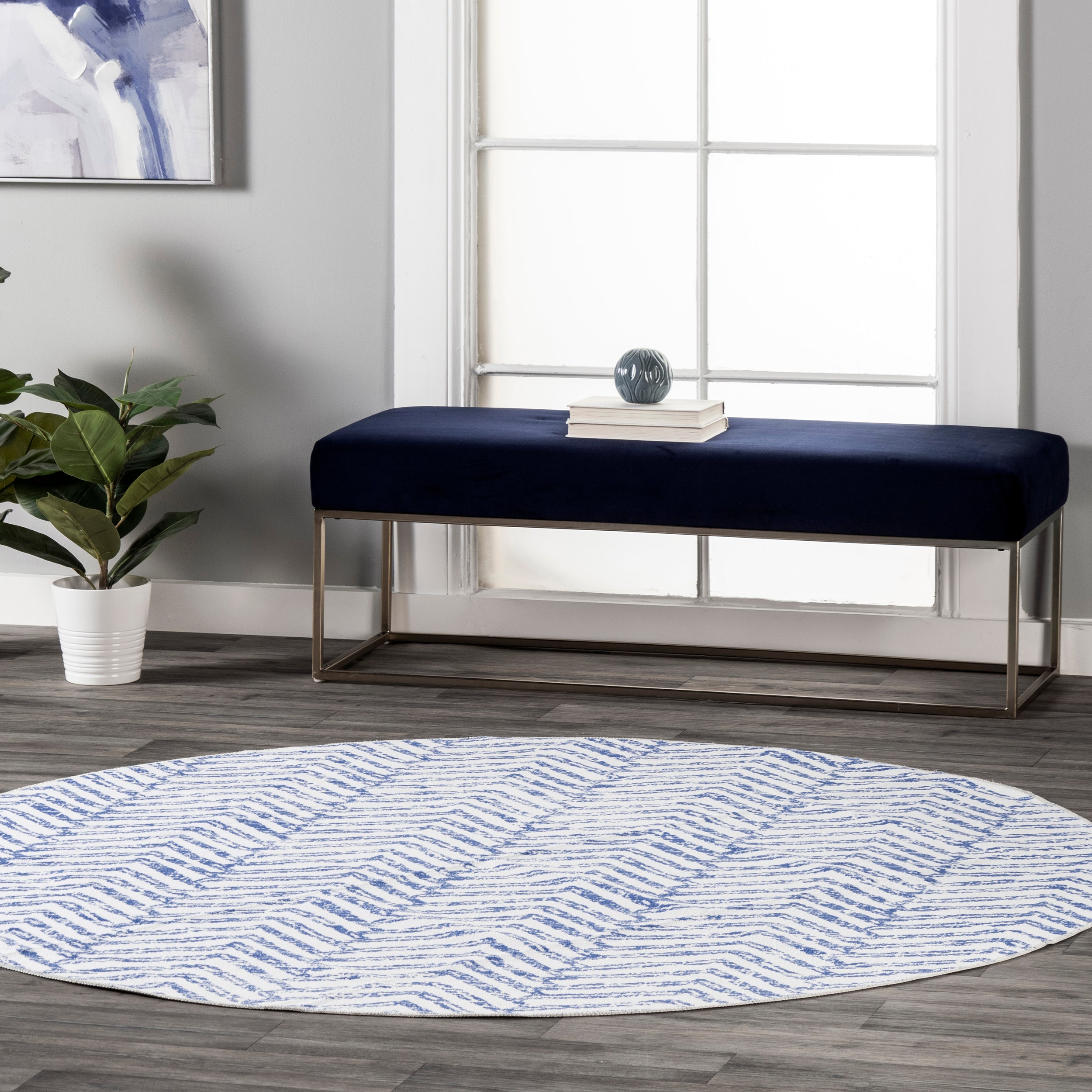 Rosanne Machine Washable Geometric Area Rug - Image 10