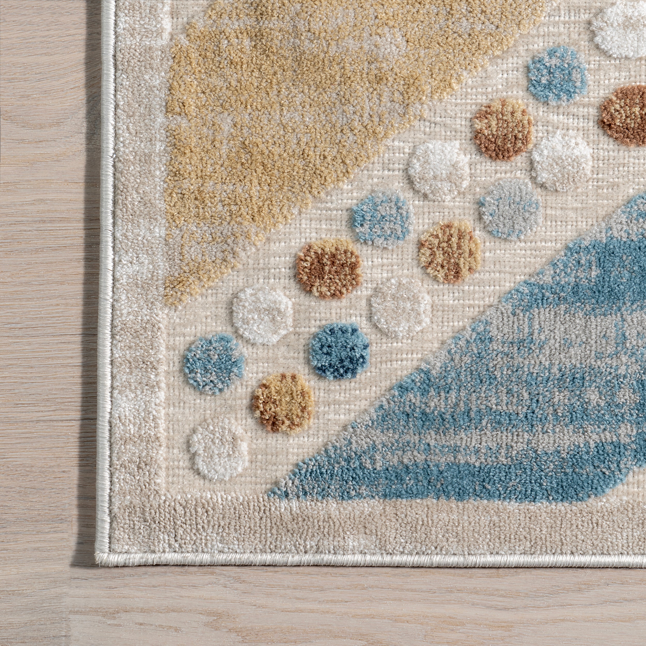 Henley Geometric Machine Washable Area Rug - Image 5