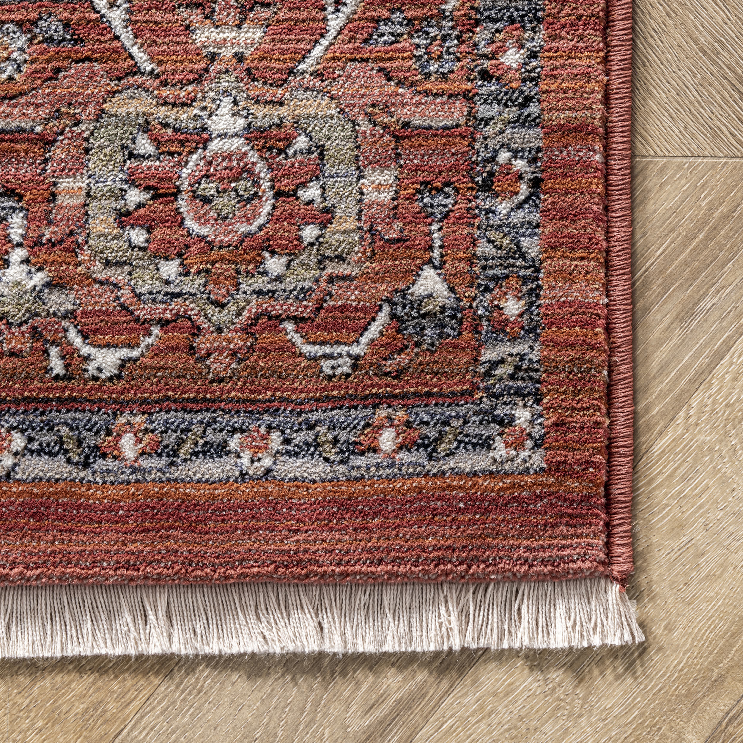 Oliveira Floral Medallion Fringe - Image 5