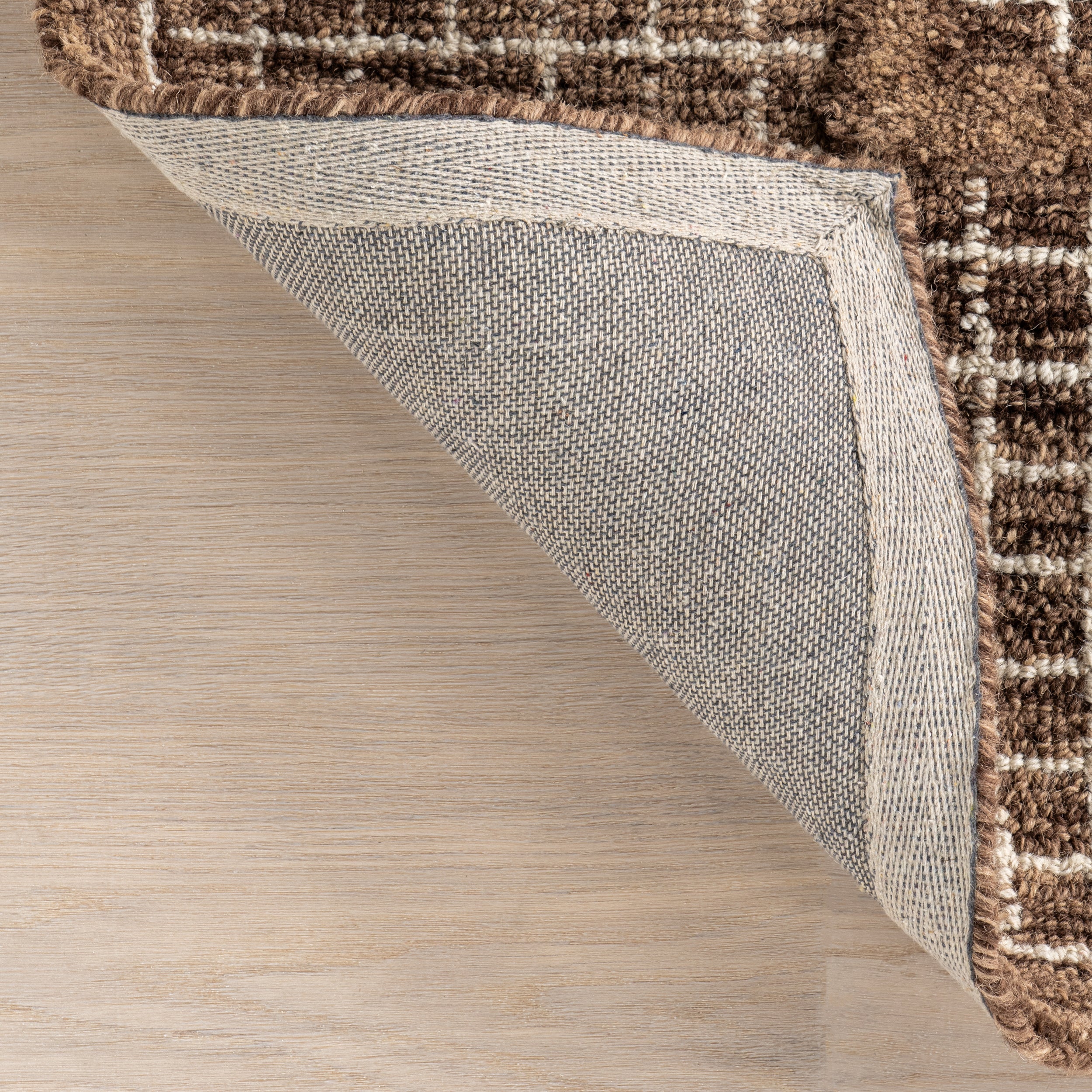 Emaline Geometric Wool Area Rug - Image 8