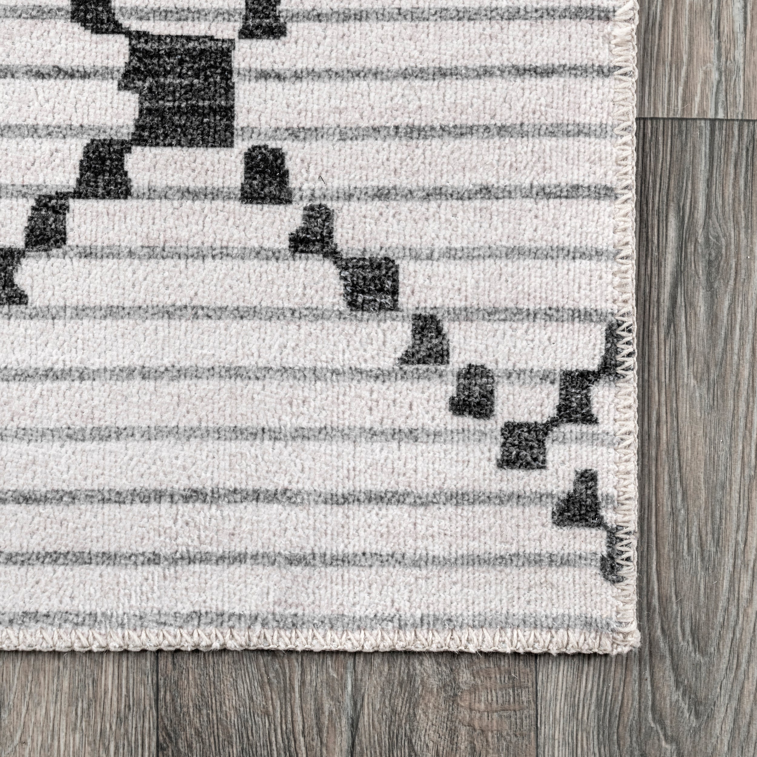 Echo Multi Diamond Machine Washable Area Rug - Image 5