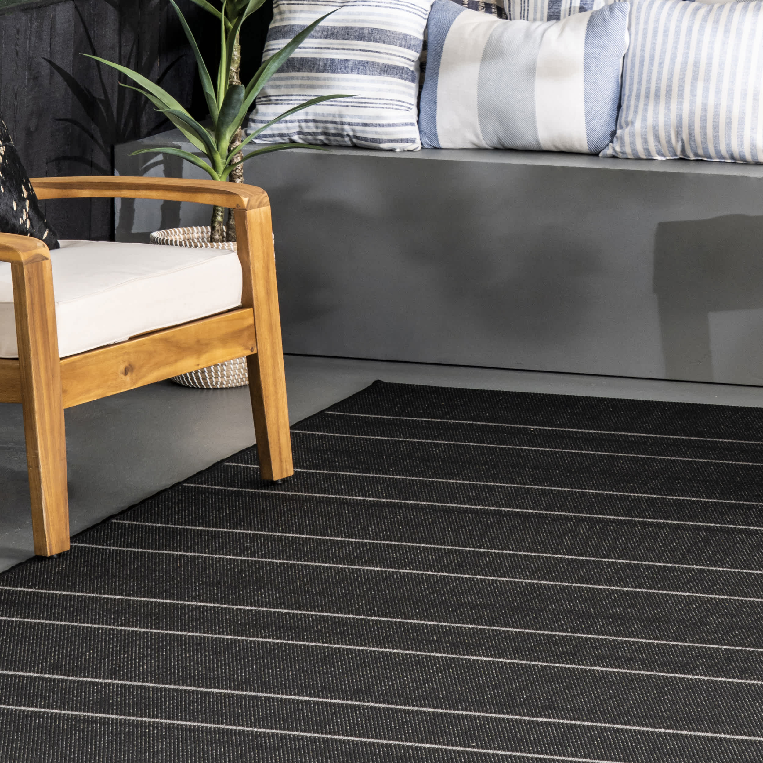 Alaina Indoor/Outdoor Striped Area Rug - Image 18