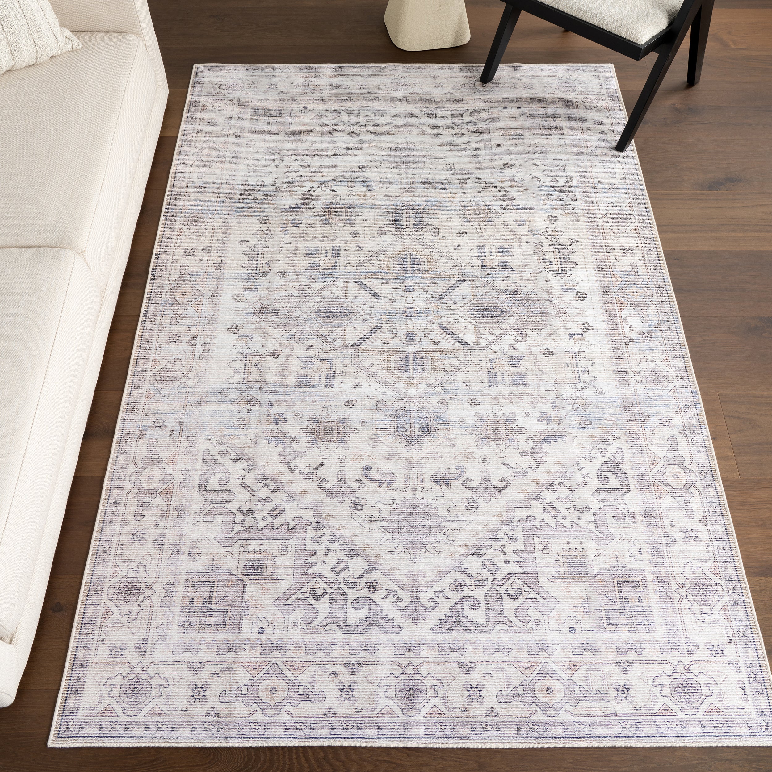 Kaleen Medallion Spill Proof Machine Washable Area Rug - Image 2