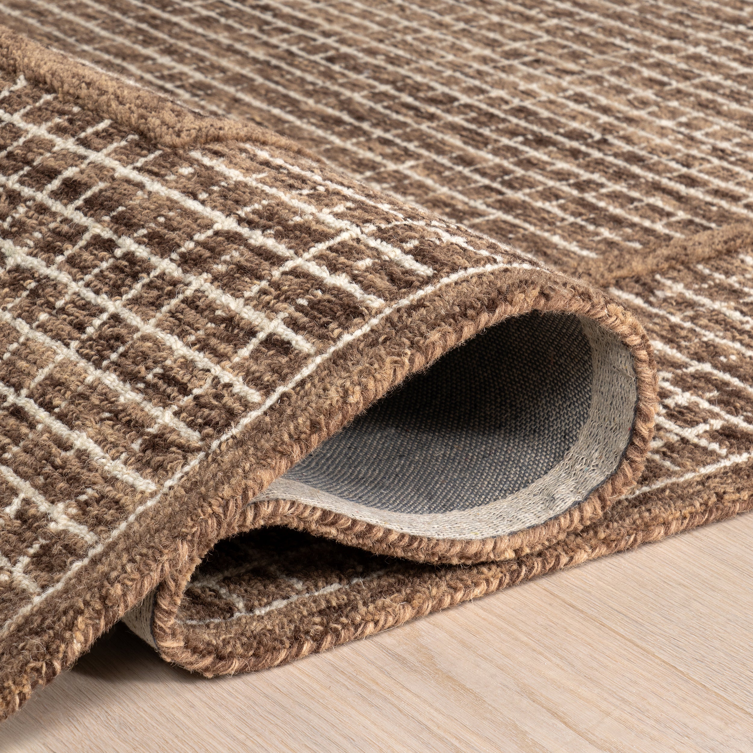 Emaline Geometric Wool Area Rug - Image 4