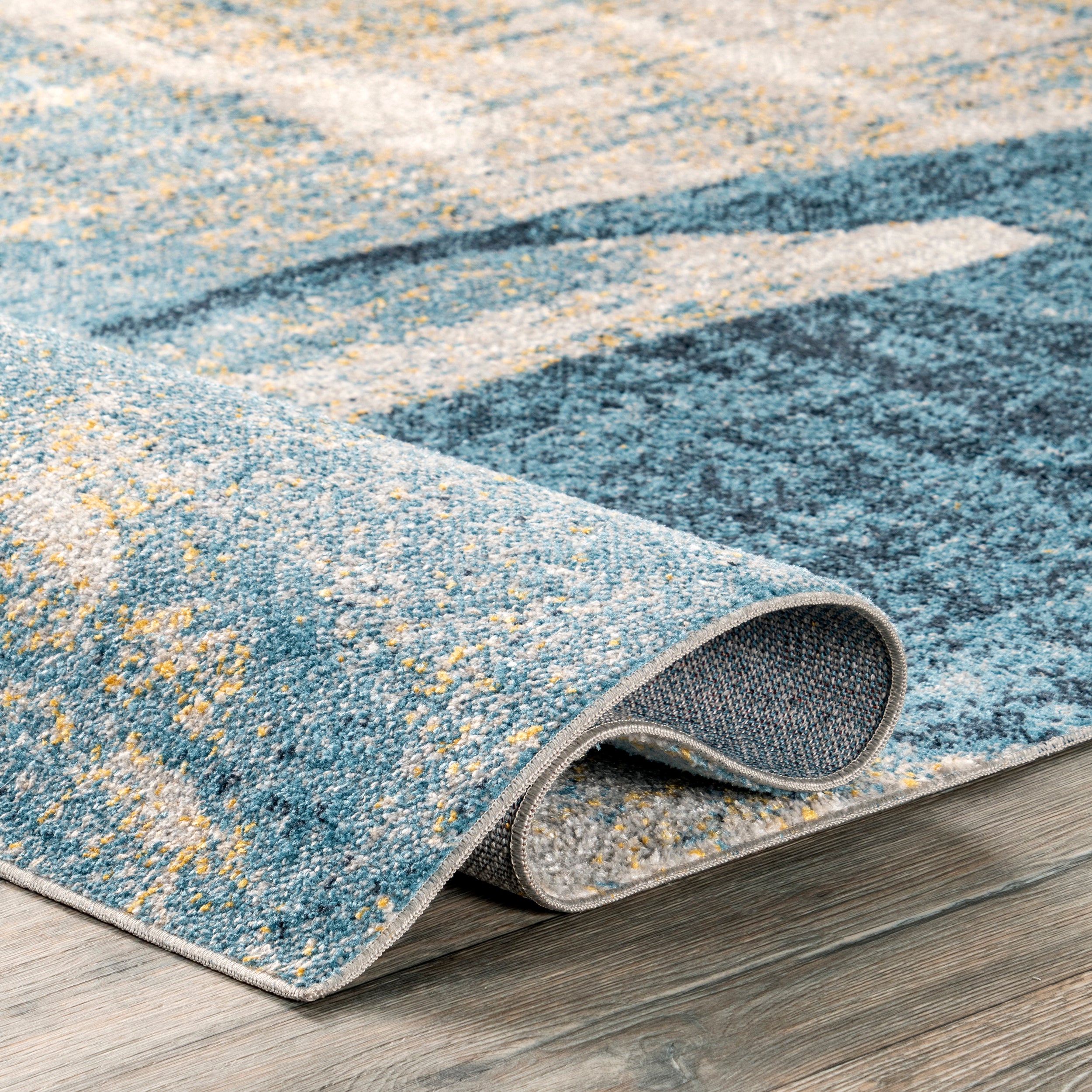 Sherri Abstract Machine Washable Area Rug - Image 4