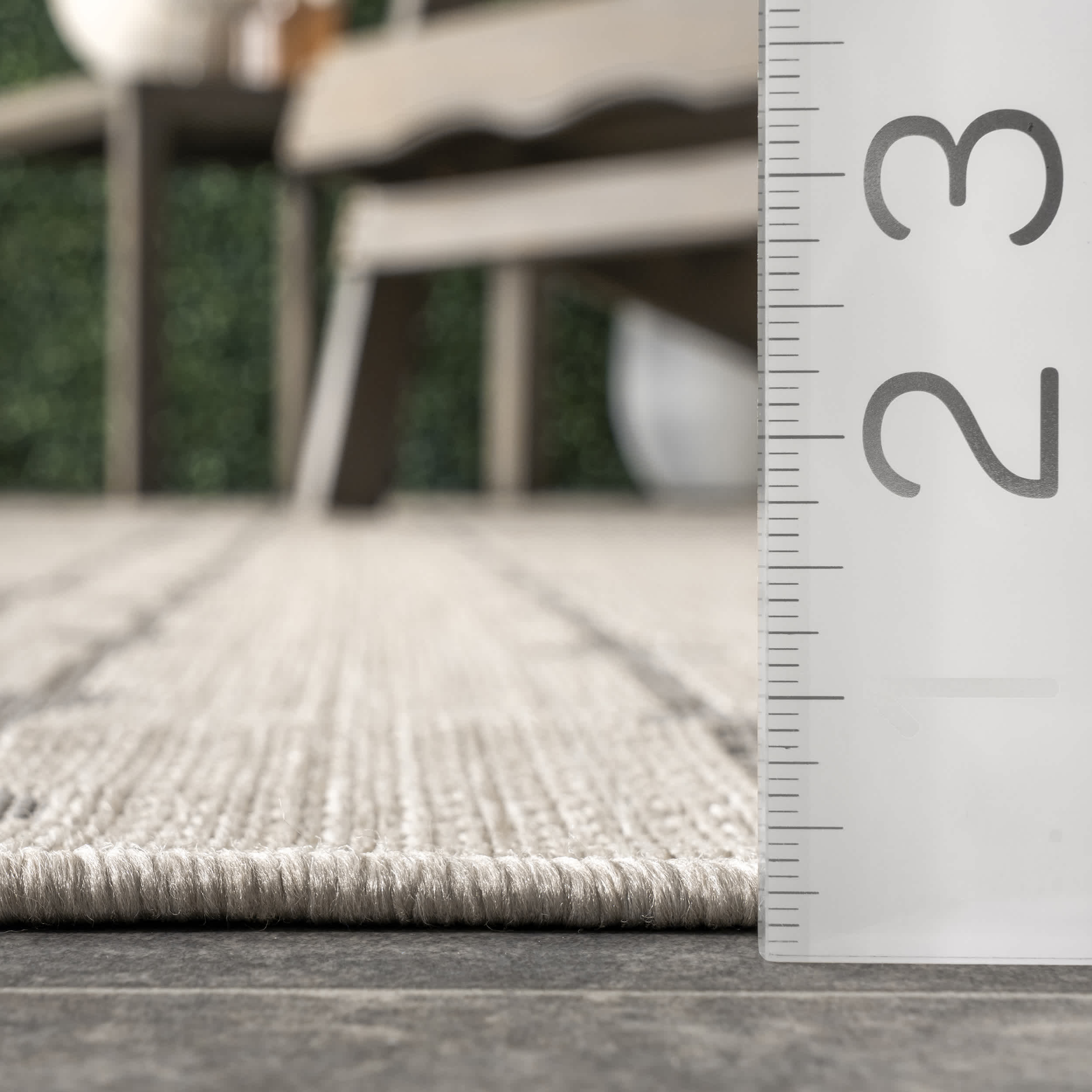 Kiernan Vertical Teardrop Stripe Indoor/Outdoor Area Rug - Image 5