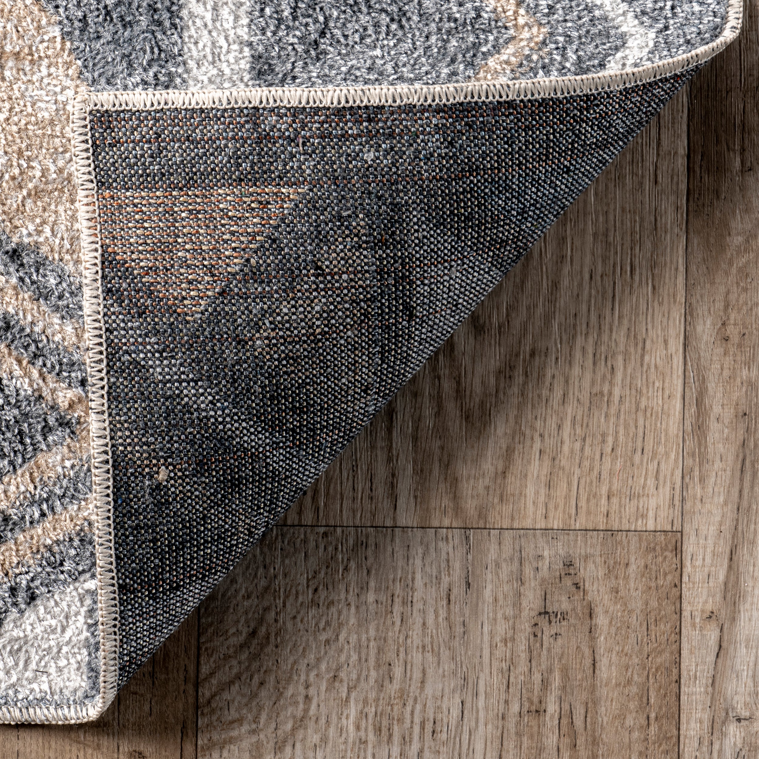 Dolina Tribal Stripes Machine Washable Area Rug - Image 7