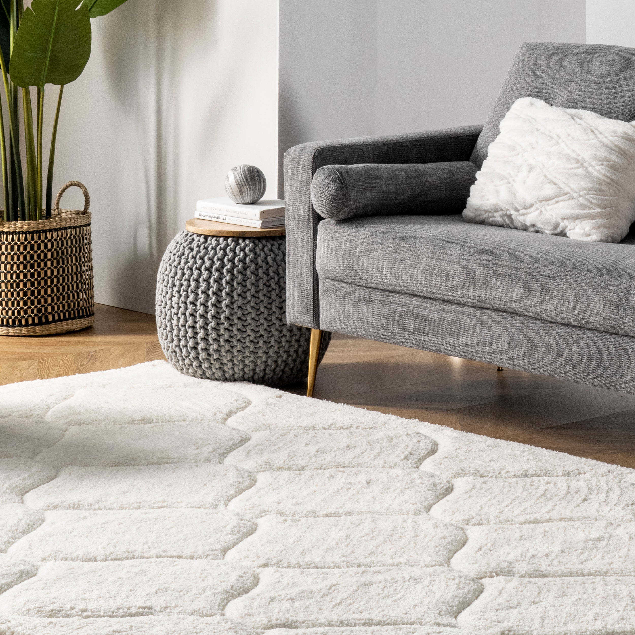 Elsie Contemporary Shag Area Rug - Image 9