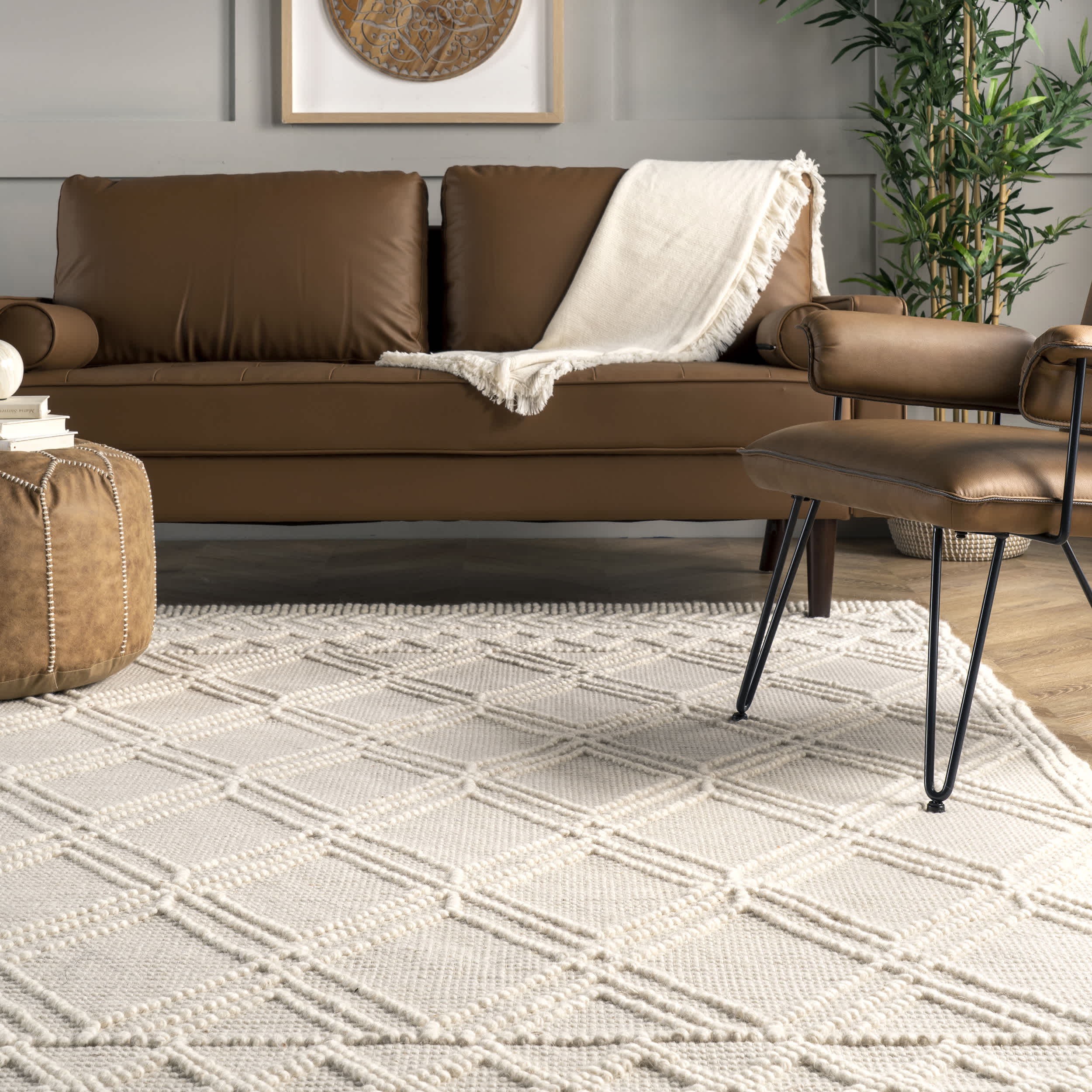 Contemporary Trellis Natti Area Rug - Image 27