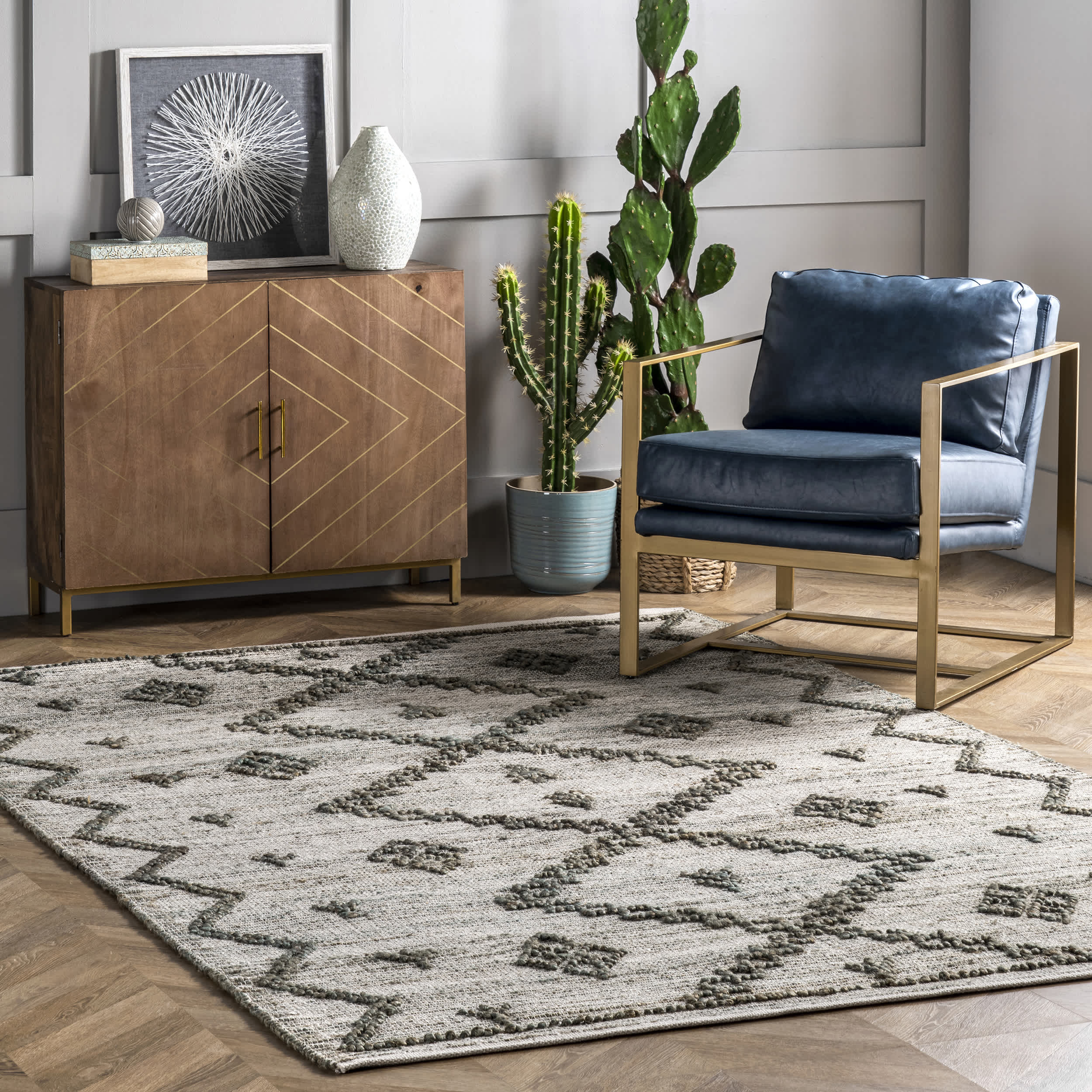 Handmade Moroccan Julianne Jute Area Rug - Image 13