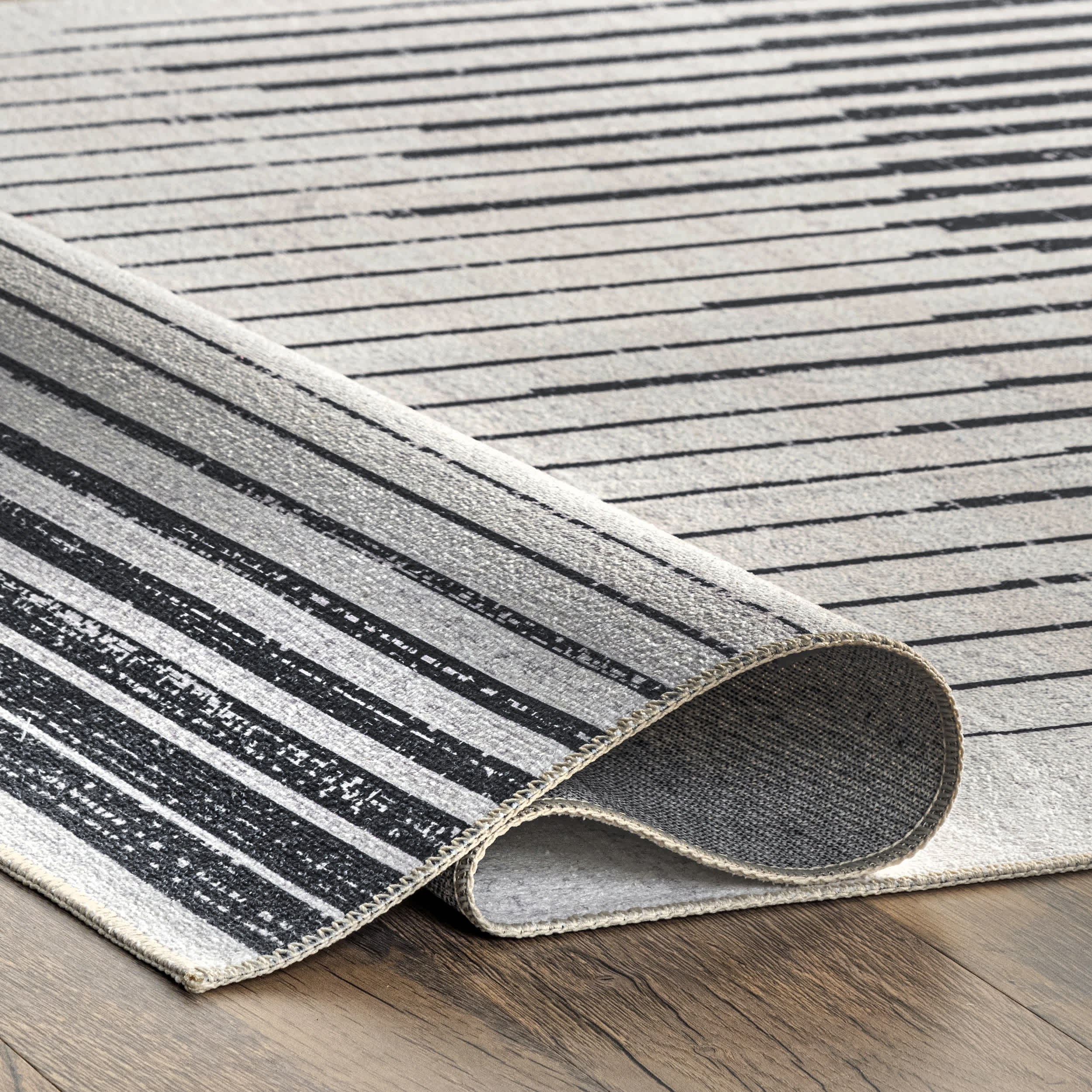 Francesca Machine Washable Contemporary Moon Area Rug - Image 4