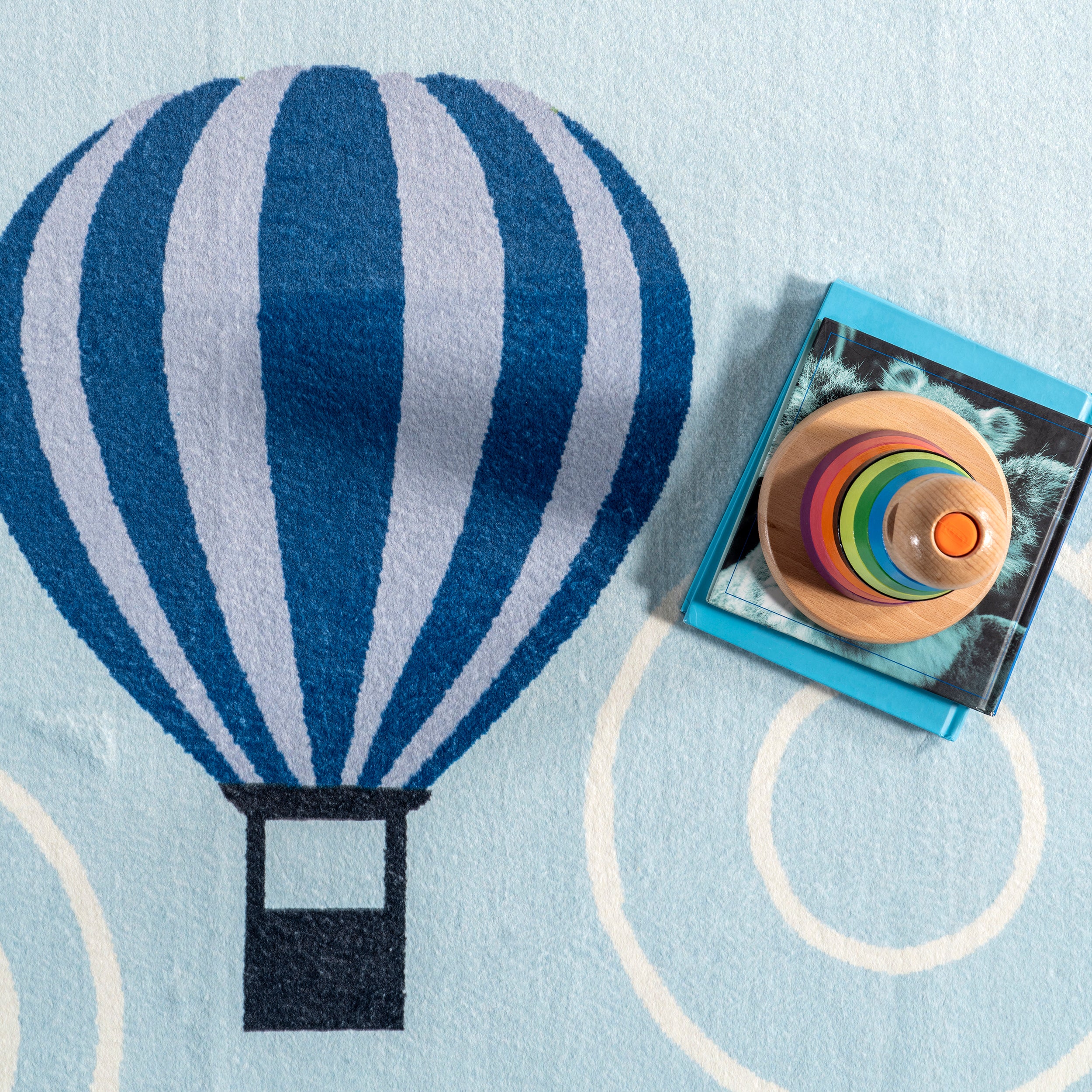 Annelie Balloon Machine Washable Kids Area Rug - Image 6