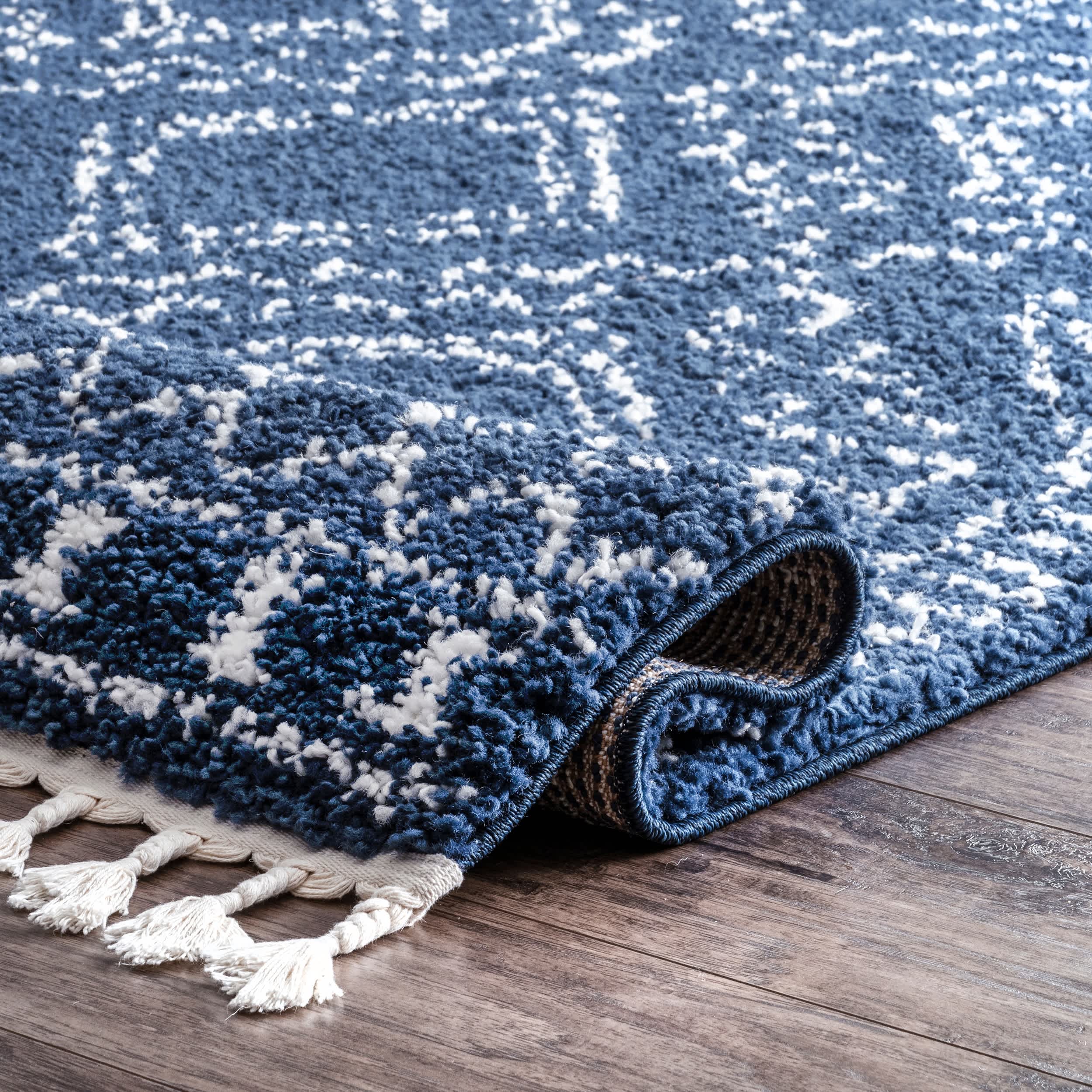 Vasiliki Moroccan Tribal Tassel Area Rug - Image 14