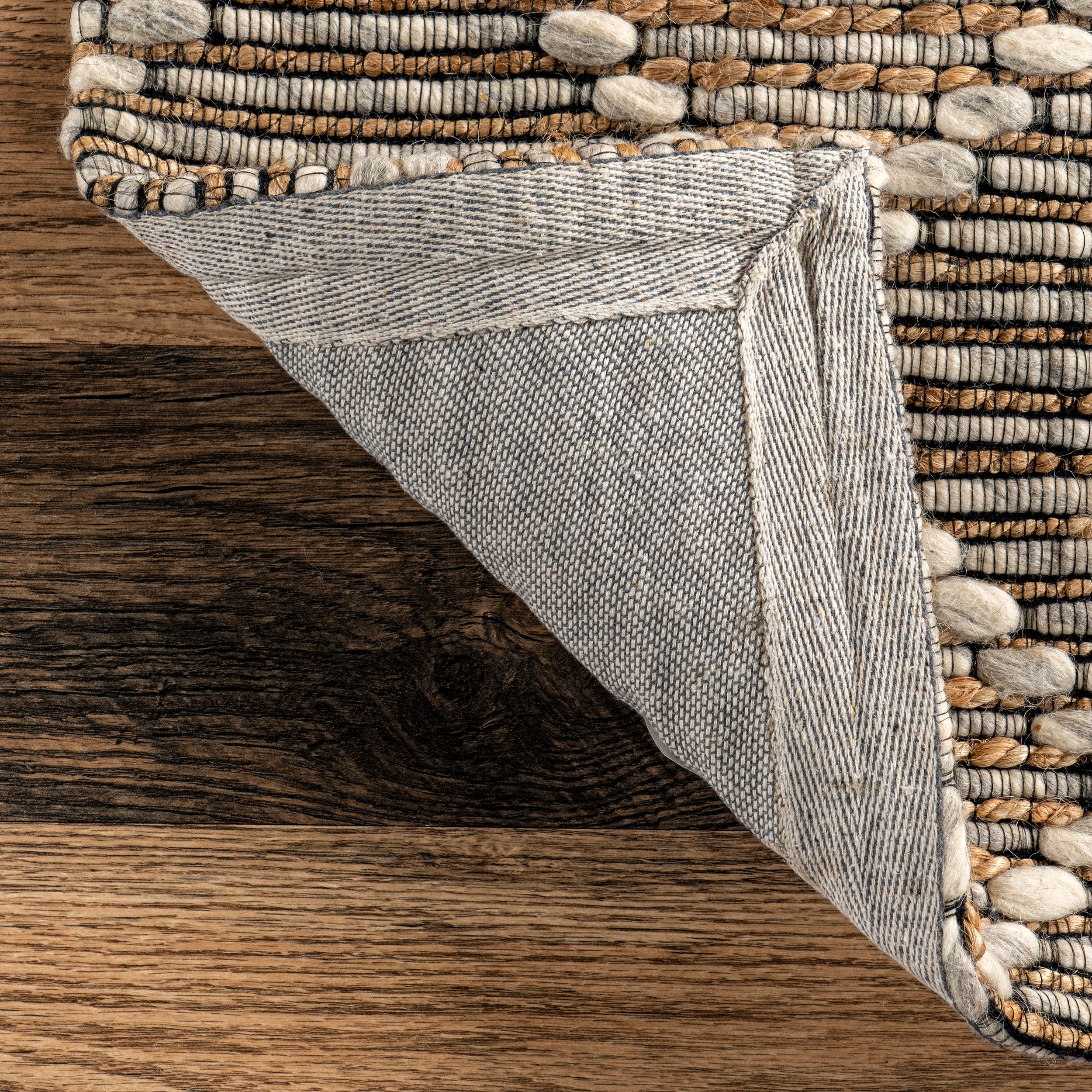 Leanne Geometric Jute and Wool Area Rug - Image 7