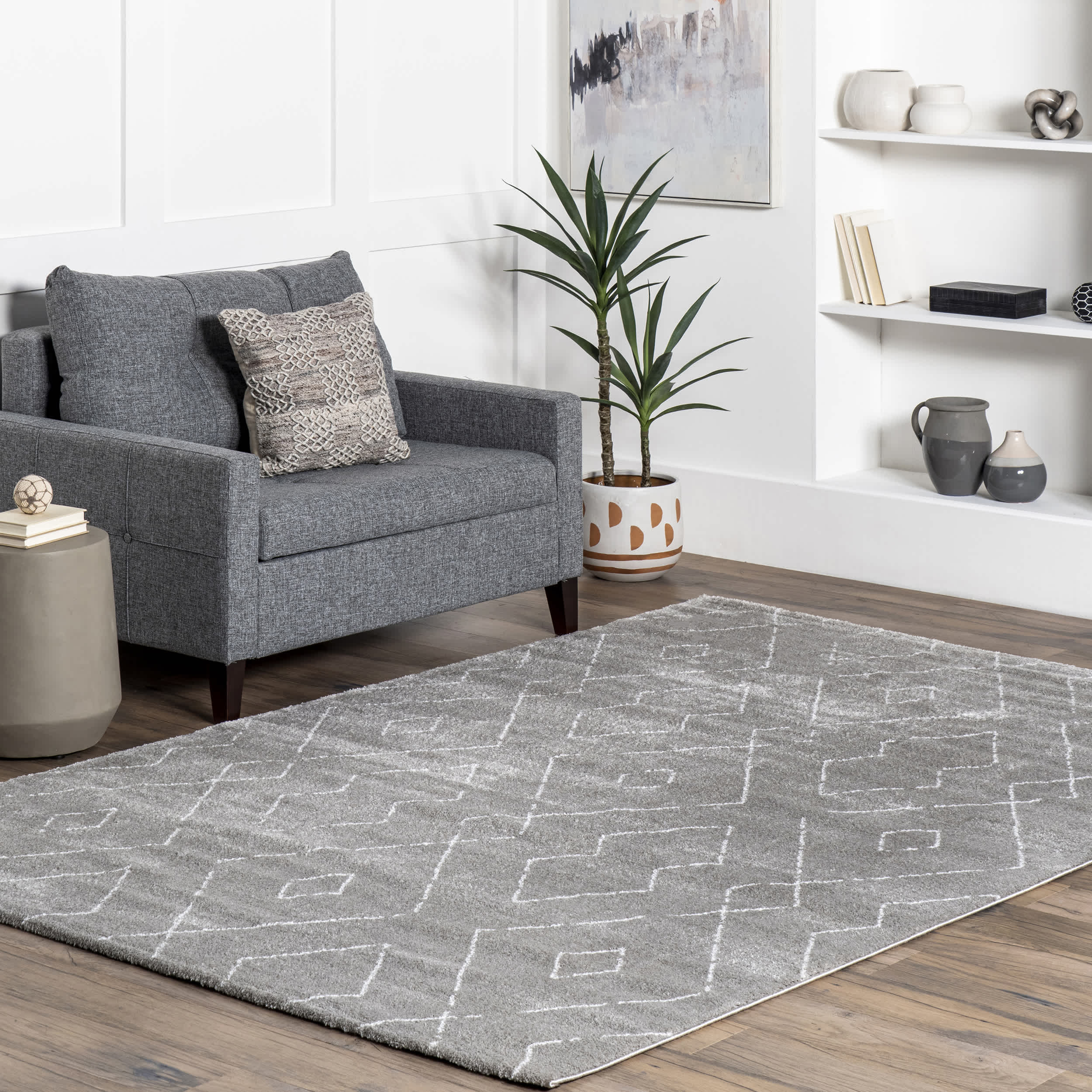 Hand Tufted Beaulah Shaggy Area Rug - Image 15
