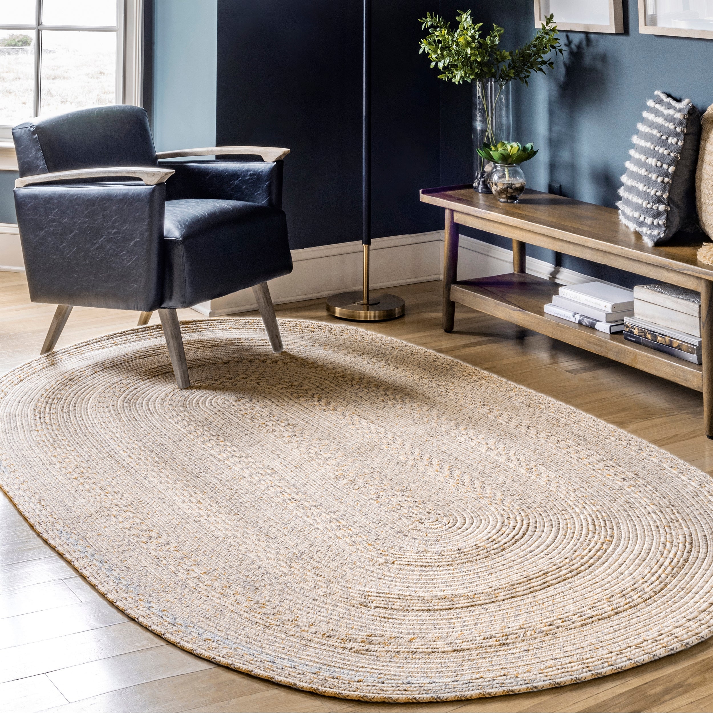 Rowan Braided Texture Indoor/Outdoor Area Rug - Image 10