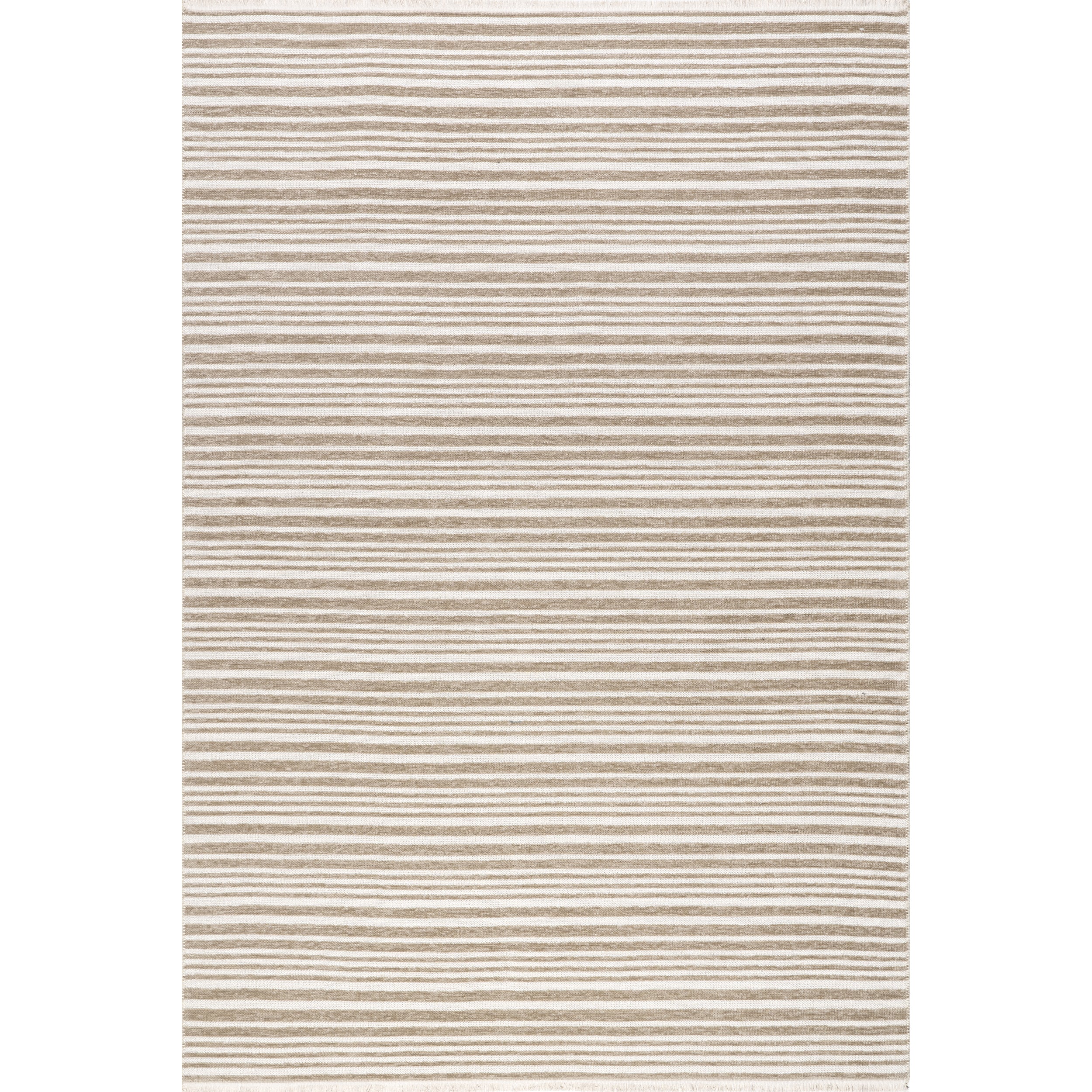 Millicent Striped Machine Washable Area Rug