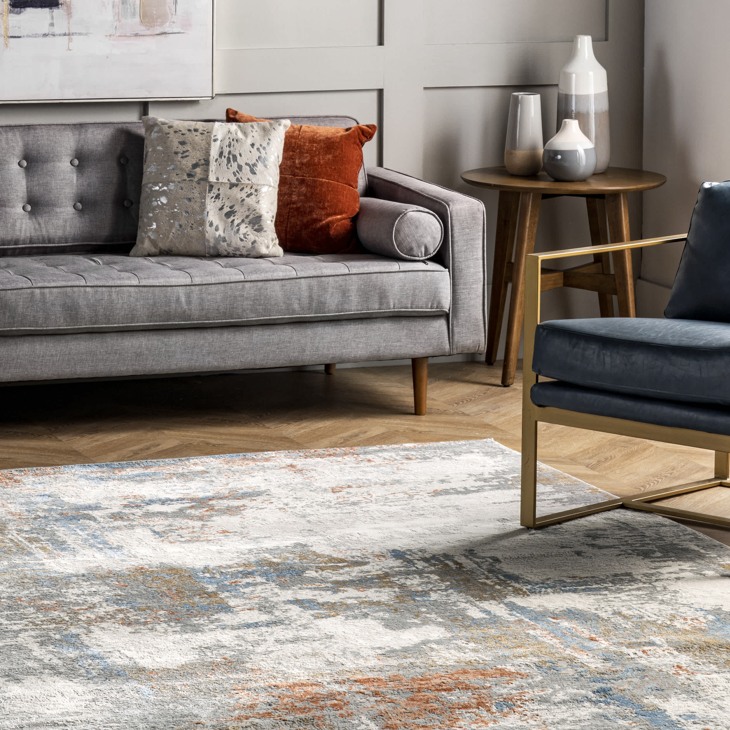 Cleo Modern Abstract Area Rug - Image 9