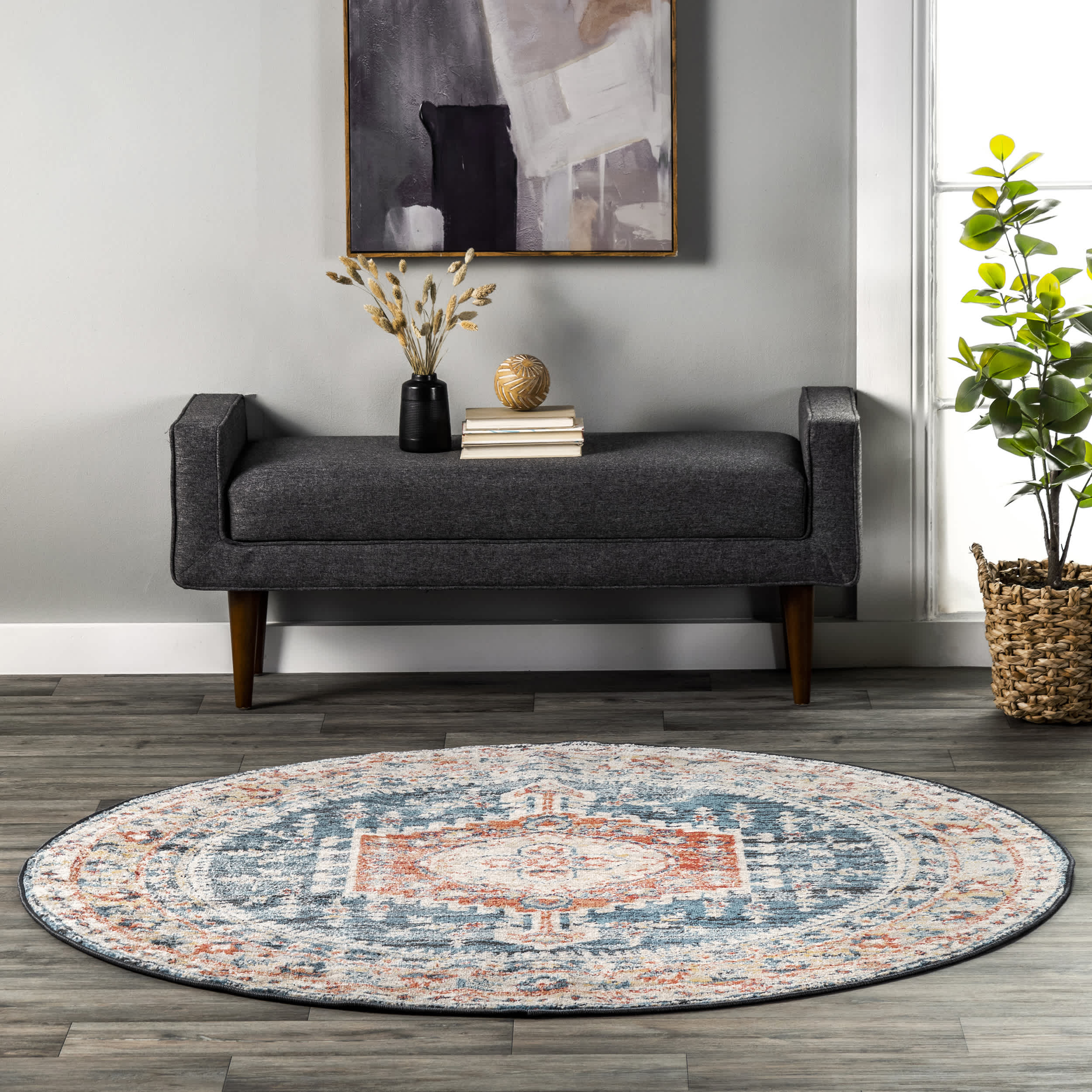 Harley Barbed Mast Medallion Area Rug - Image 11