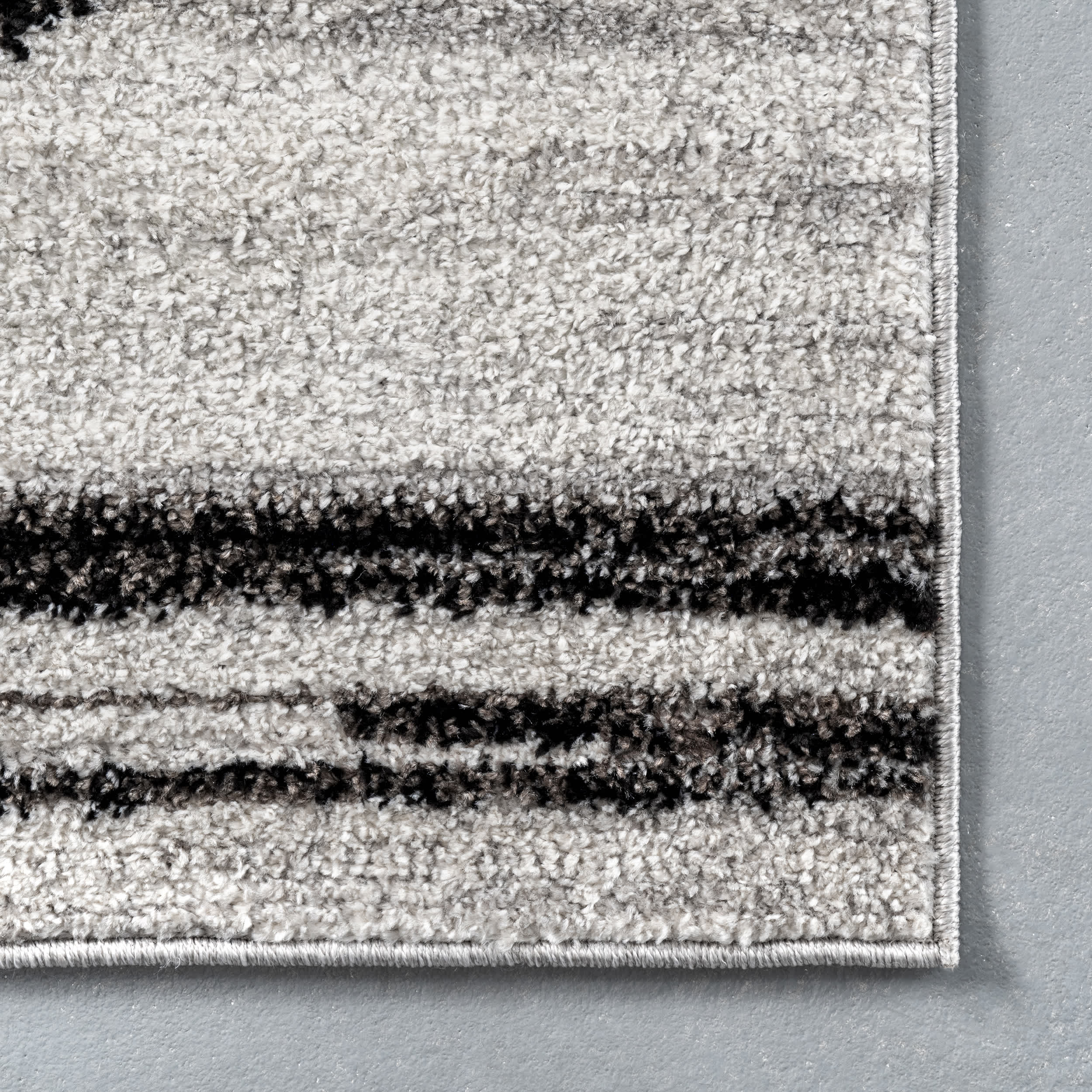 Merri Distressed Geometric Cotton Blend Area Rug - Image 5