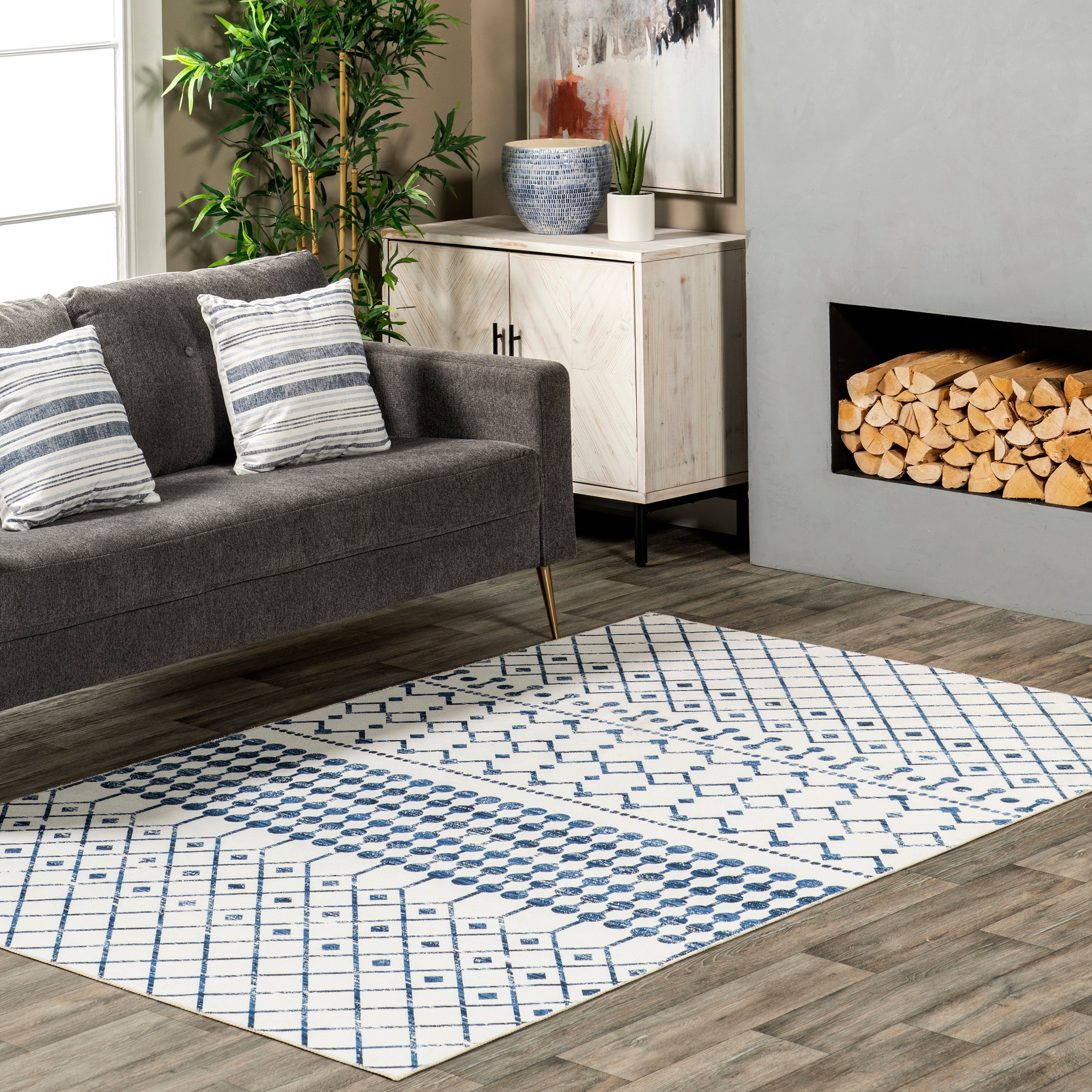 Moroccan Blythe Machine Washable Area Rug - Image 14