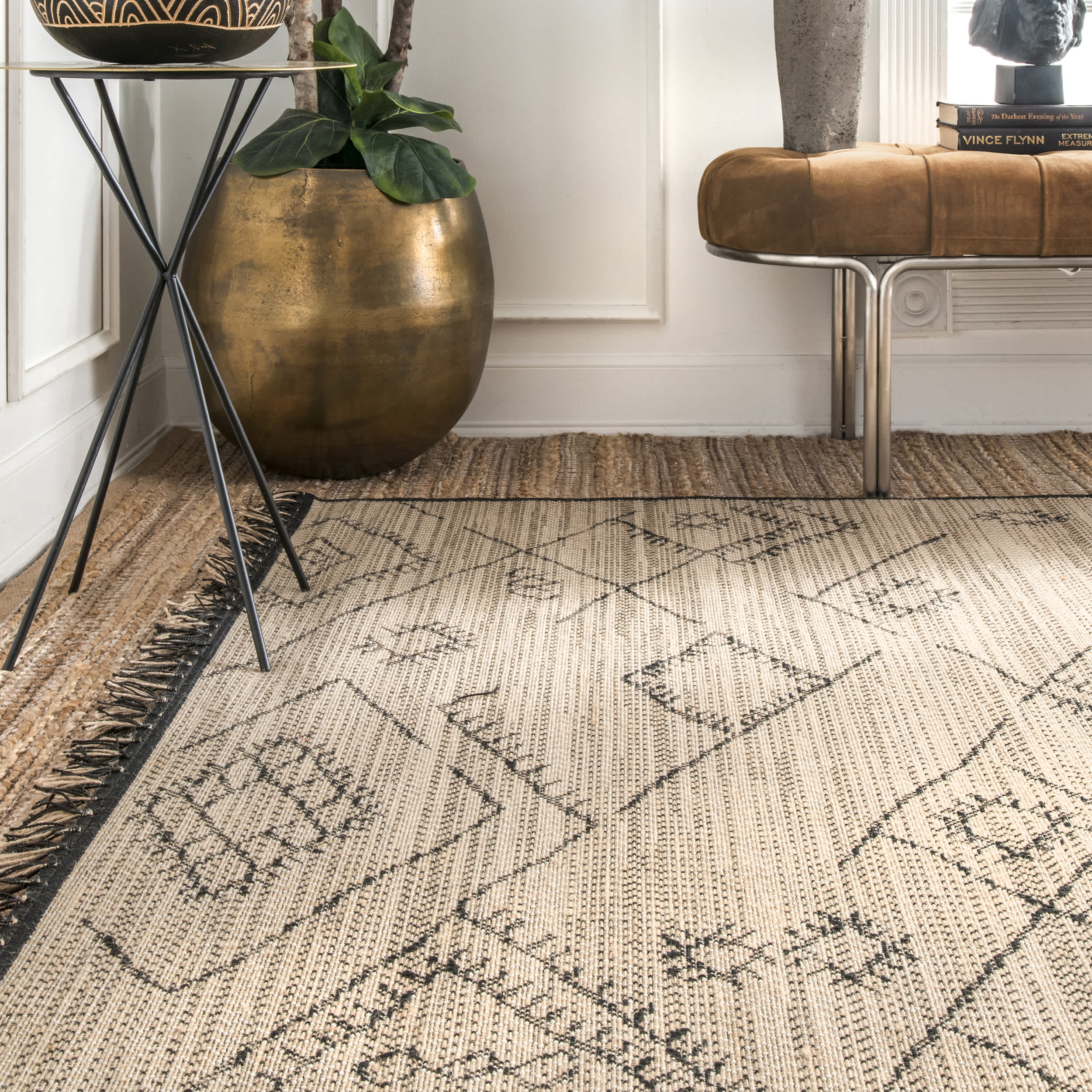 Indoor/Outdoor Modern Moroccan Norah Area Rug - Image 7