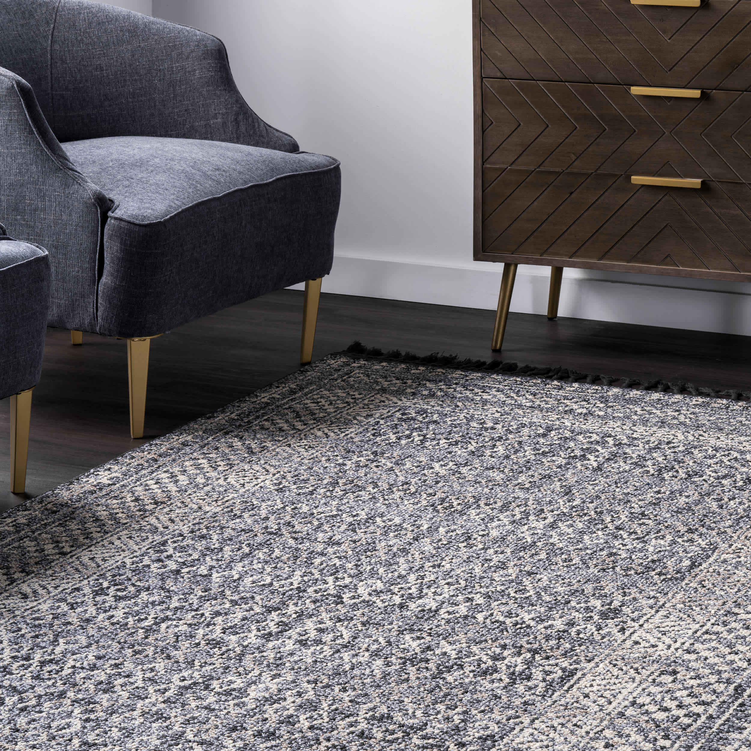 Claudia Diamond Tassel Area Rug - Image 21