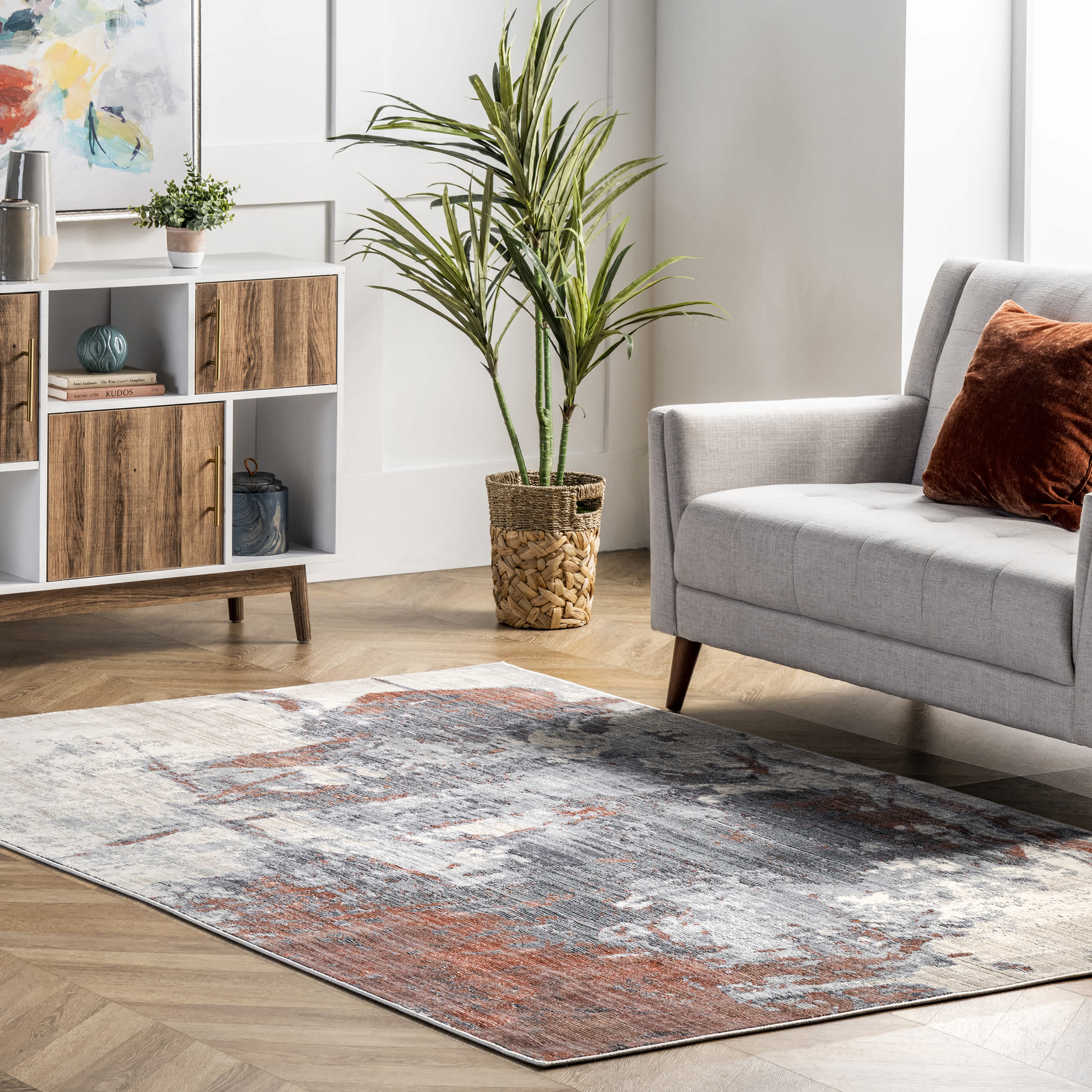 Abstract Rivera Area Rug - Image 2