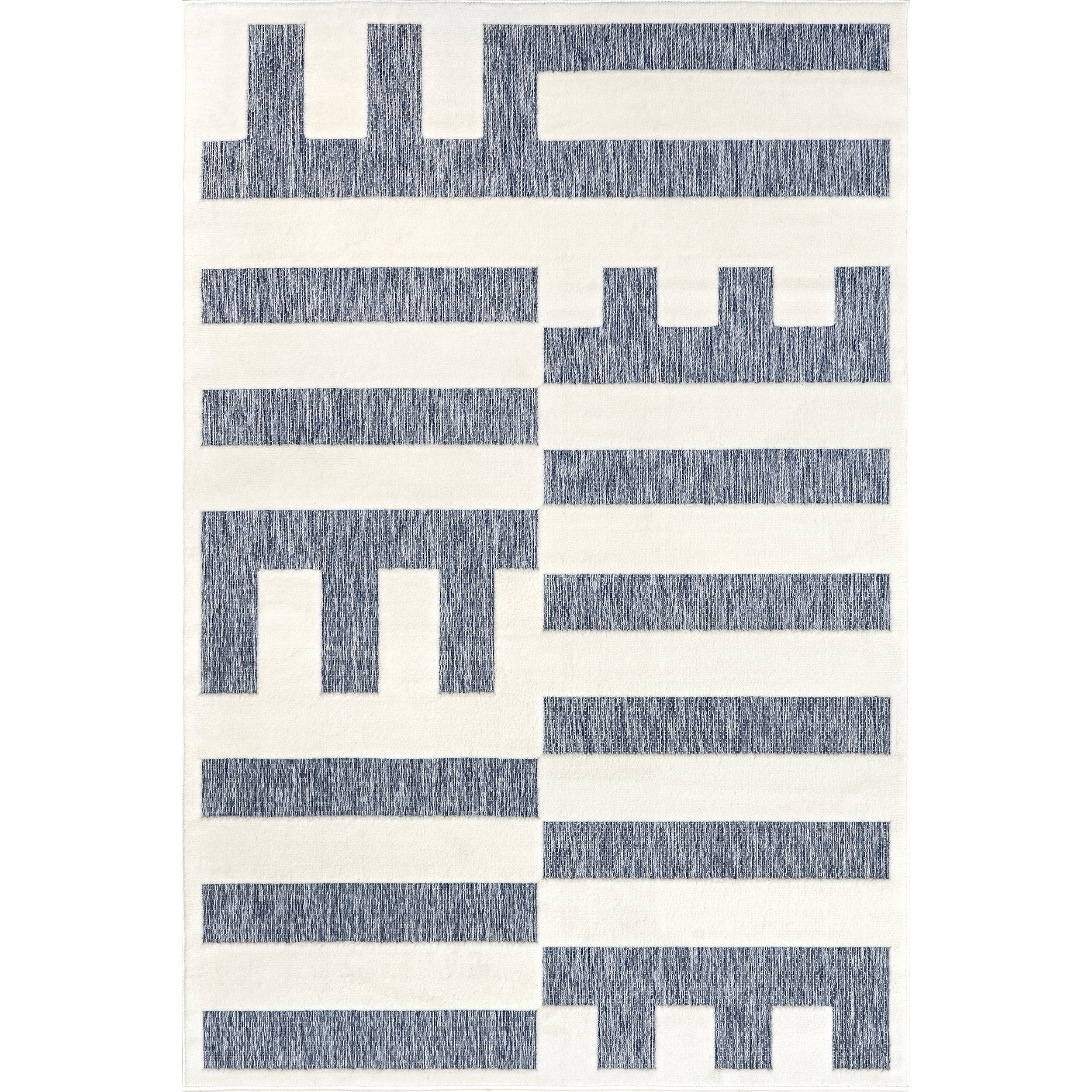 Neri Modern Bars Indoor/Outdoor Area Rug