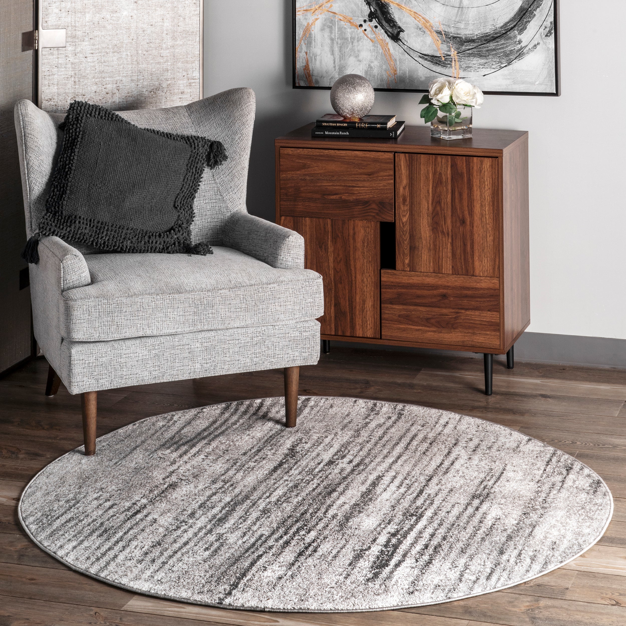 Contemporary Faded Elsa Area Rug - Image 5