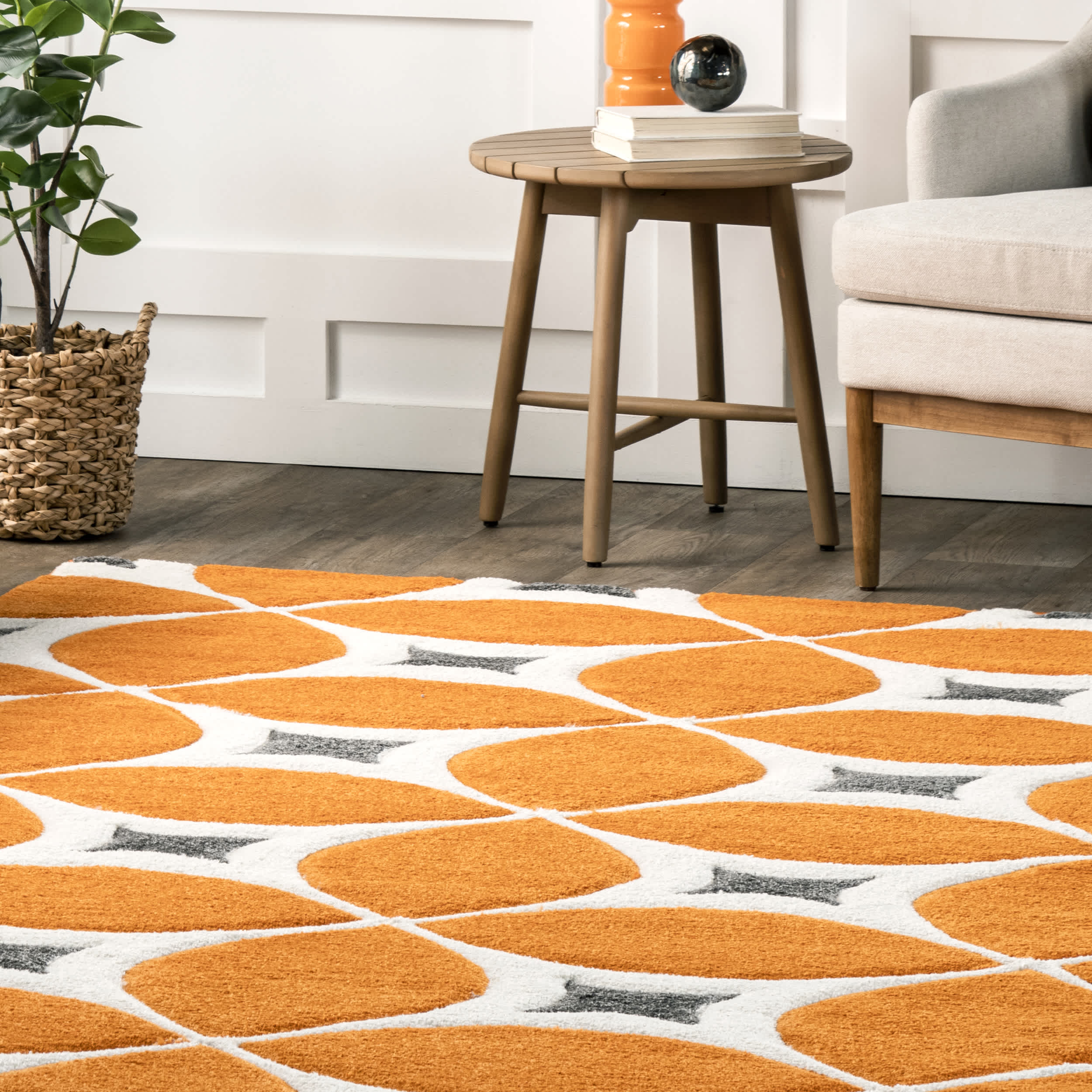 Gabriela Contemporary Trellis Area Rug - Image 10